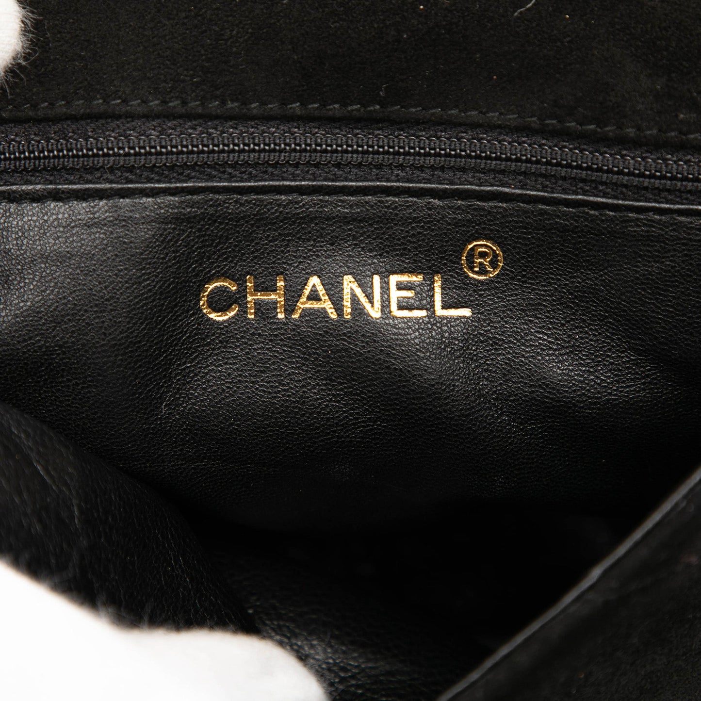 Chanel CC Suede Tassel Crossbody