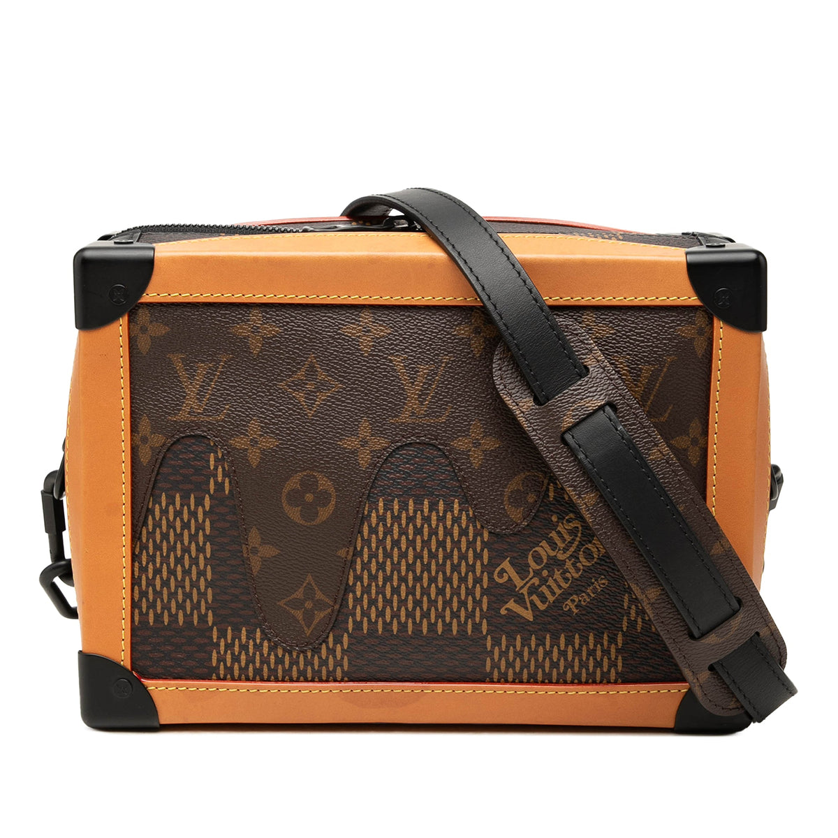 Louis Vuitton Nigo Giant Damier Ebene Monogram Soft Trunk — Brown