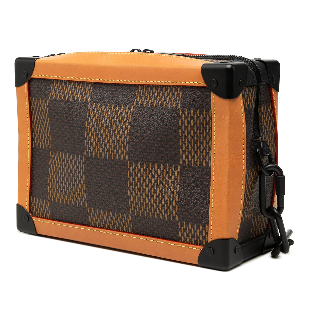 Louis Vuitton Nigo Giant Damier Ebene Monogram Soft Trunk — Brown