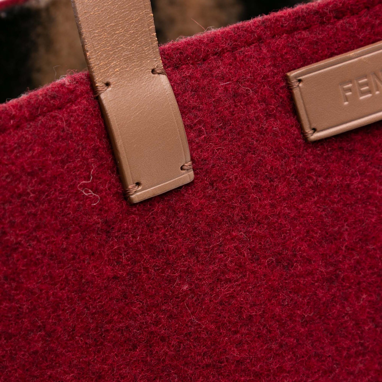 Fendi Felt Shopping Tote