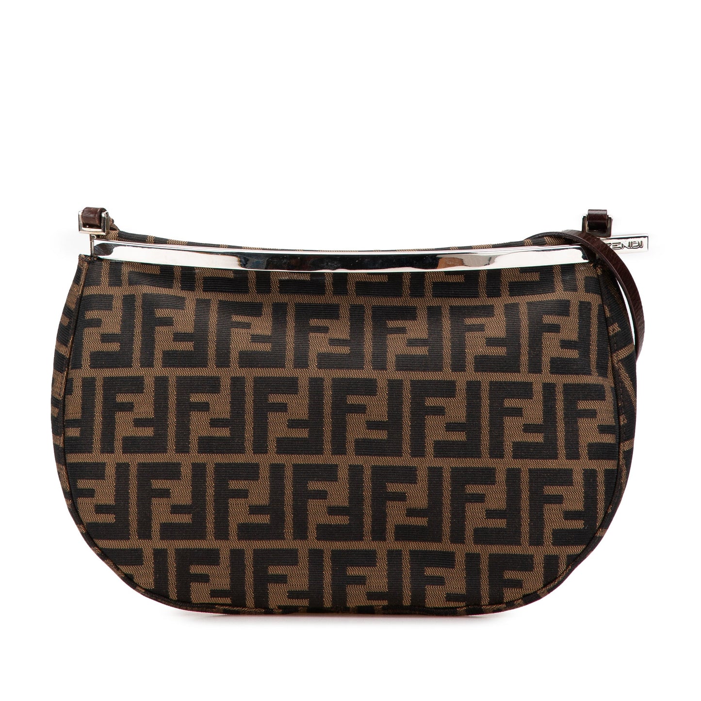 Fendi Zucca Canvas Shoulder Bag