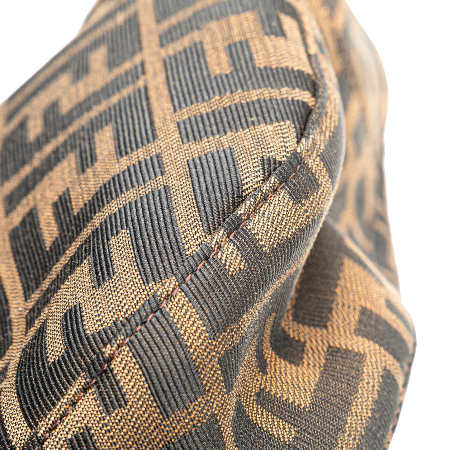 Fendi Zucca Canvas Shoulder Bag