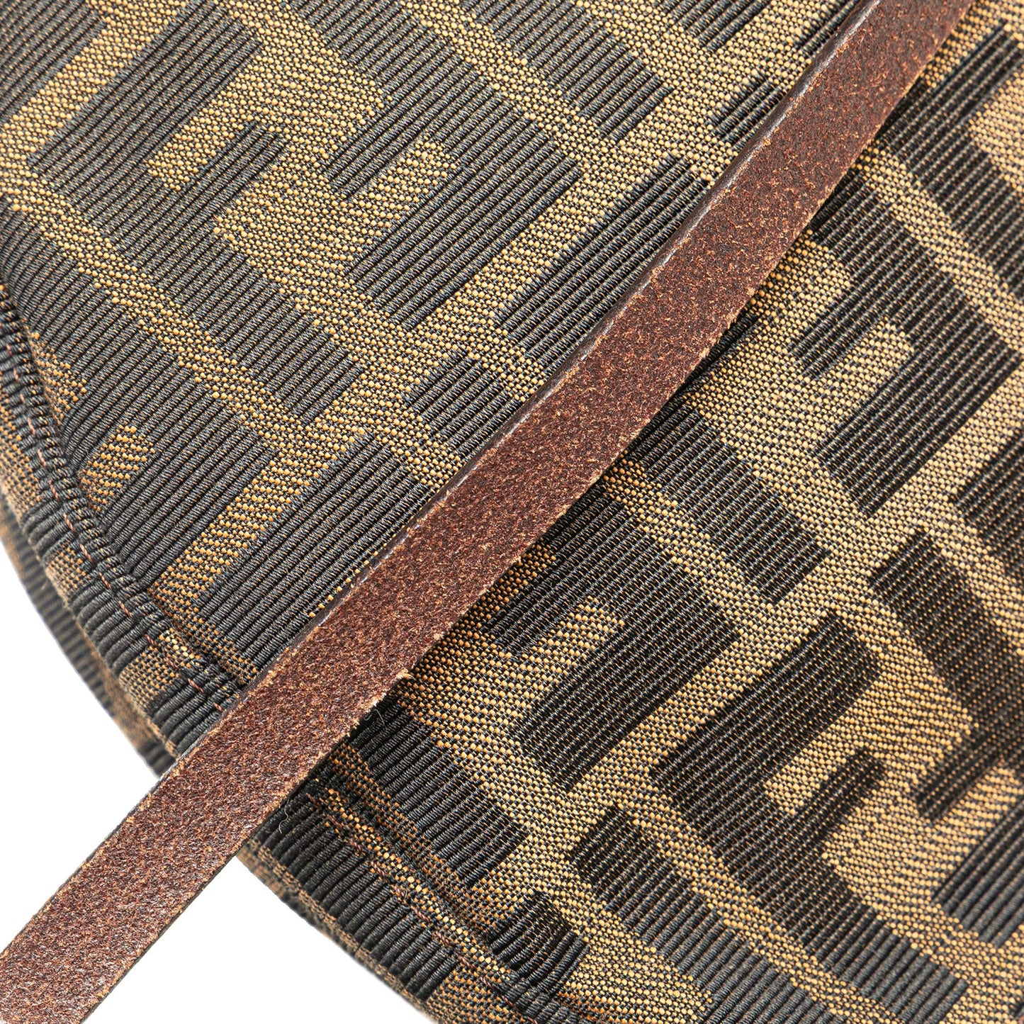 Fendi Zucca Canvas Shoulder Bag