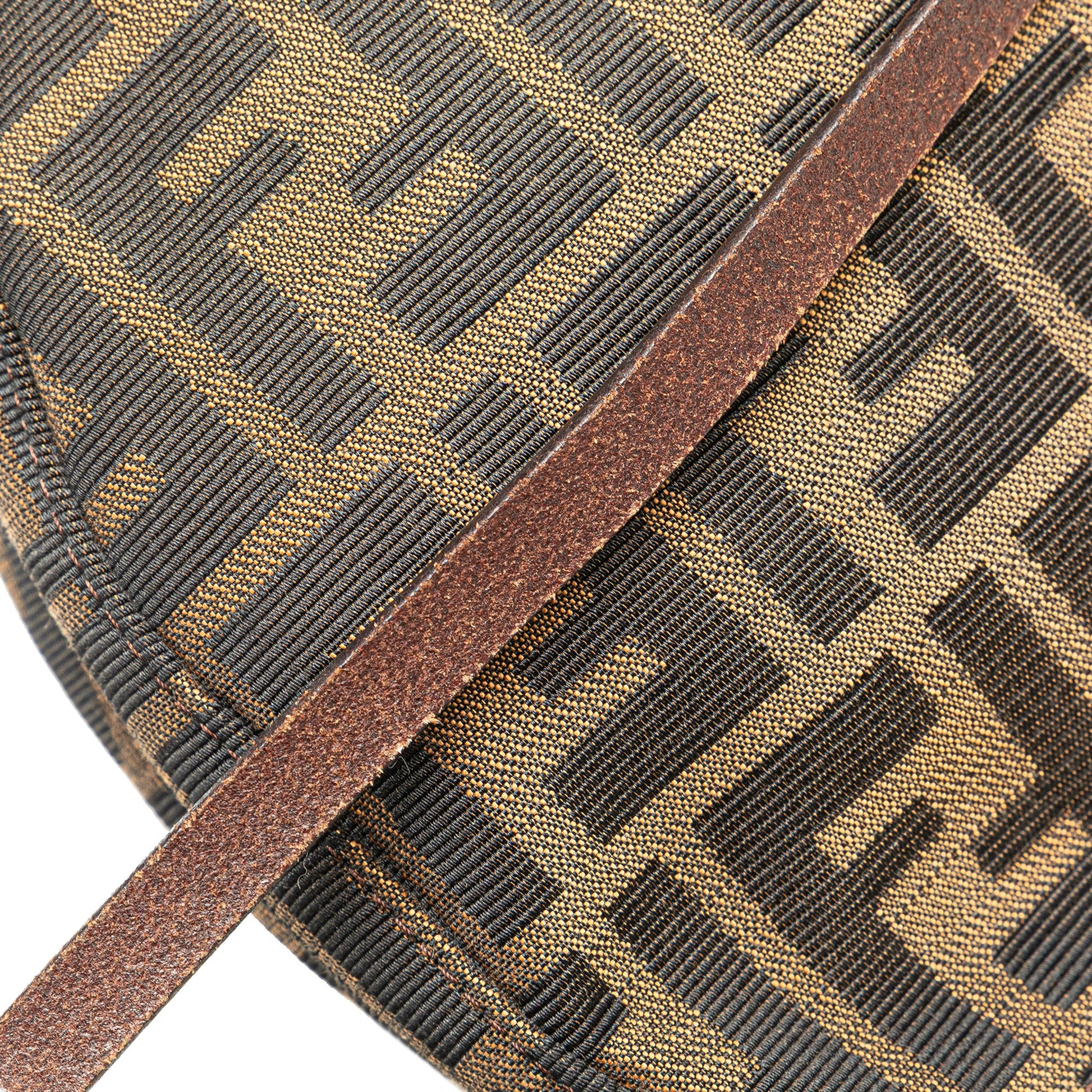 Fendi Zucca Canvas Shoulder Bag