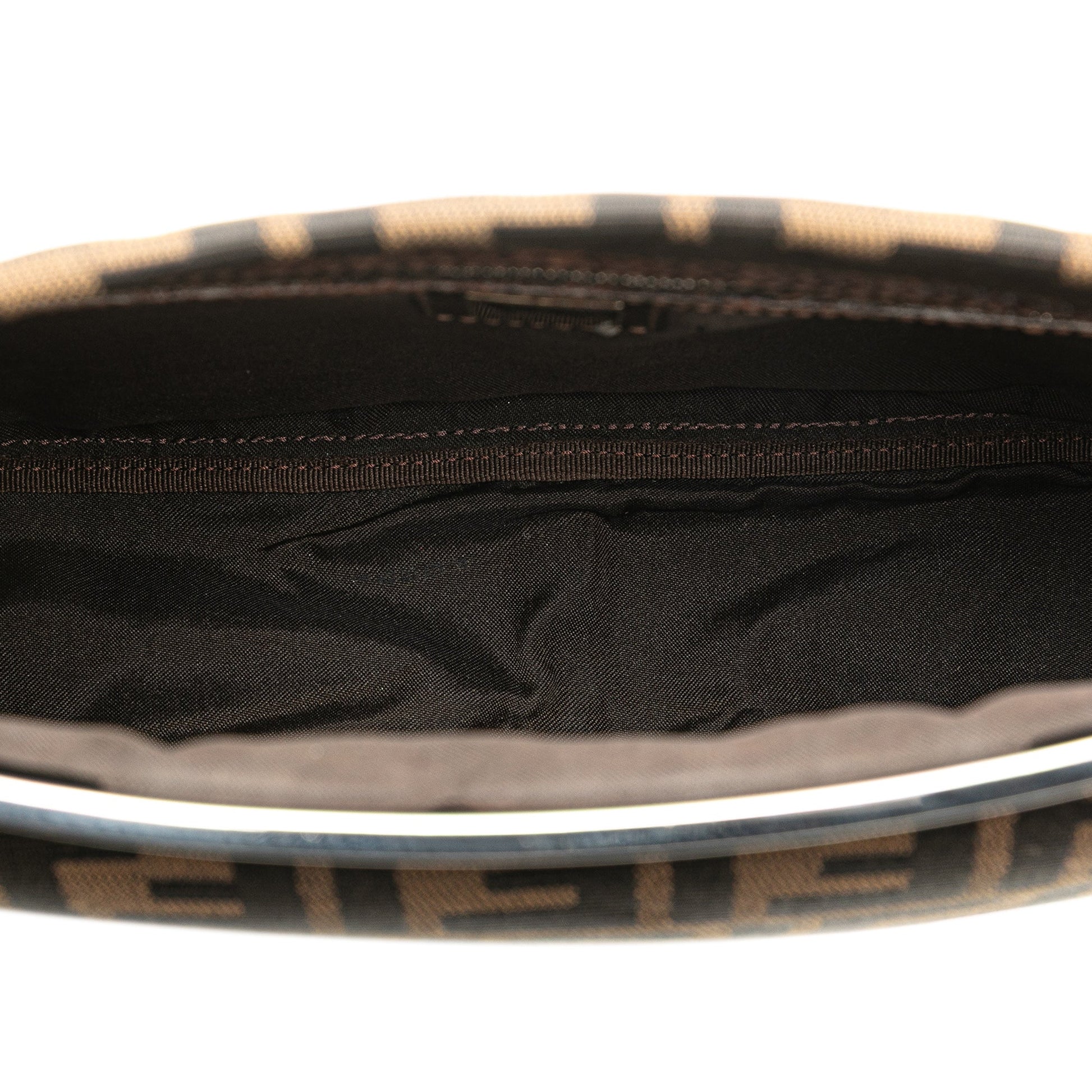 Fendi Zucca Canvas Shoulder Bag