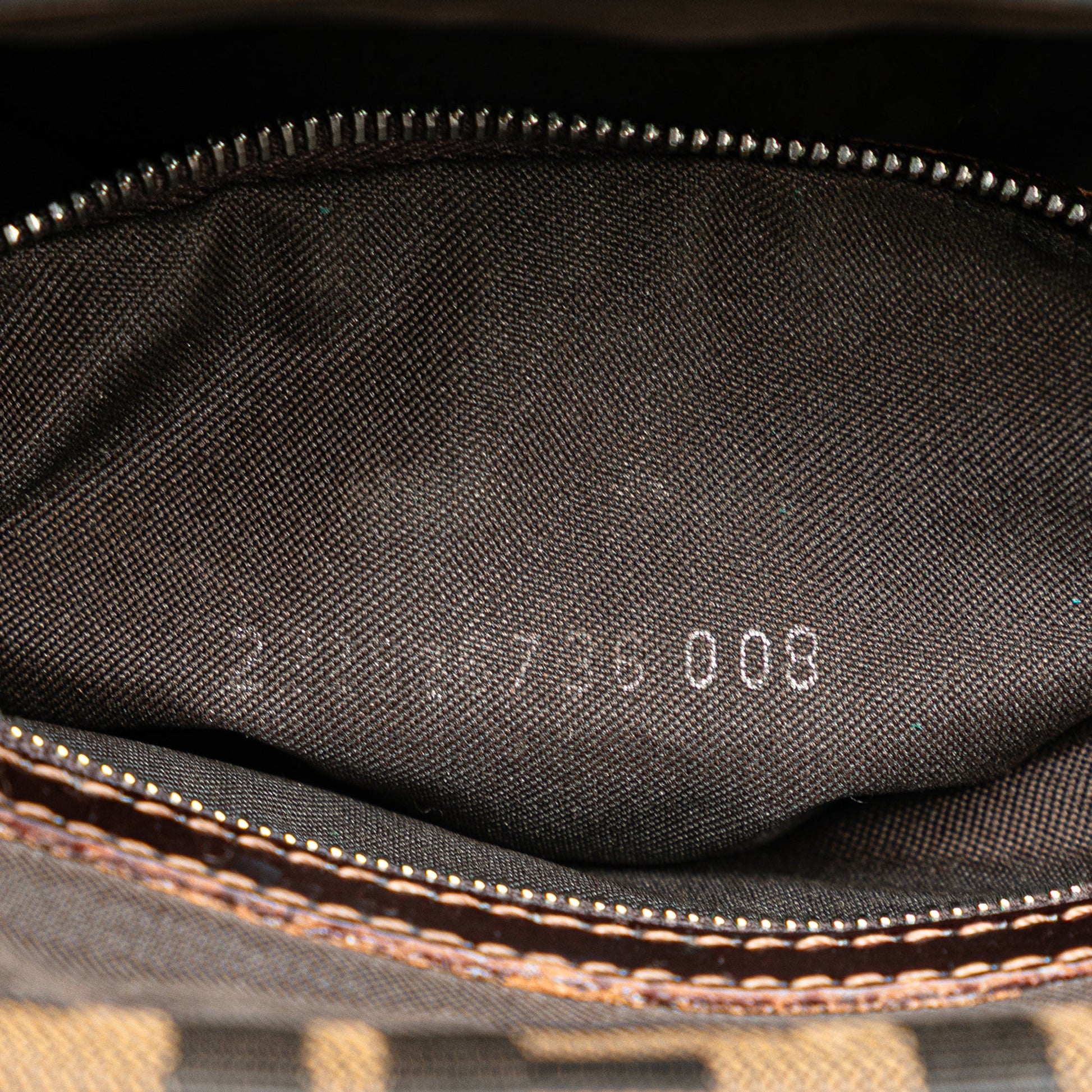 Fendi Zucca Canvas Shoulder Bag