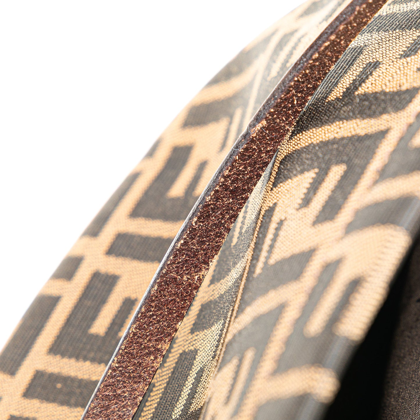 Fendi Zucca Canvas Shoulder Bag