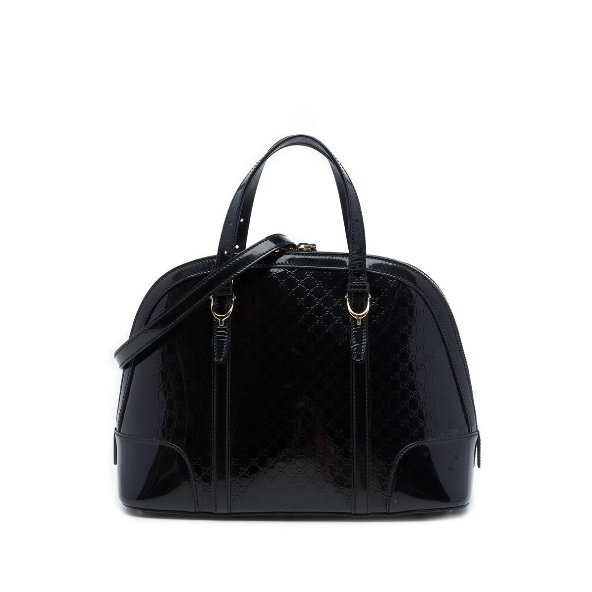 Gucci Small Microguccissima Patent Nice Satchel