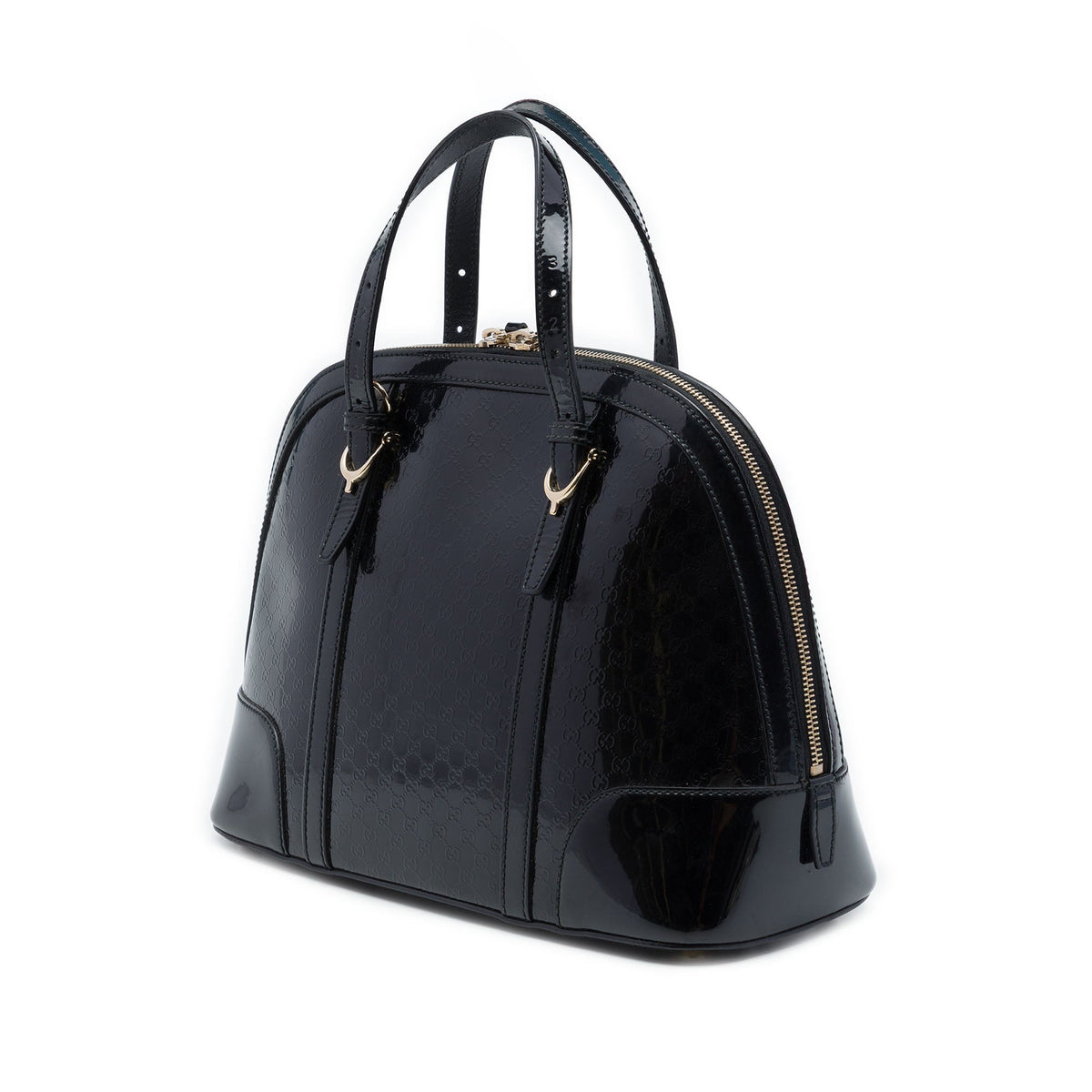 Gucci Small Microguccissima Patent Nice Satchel