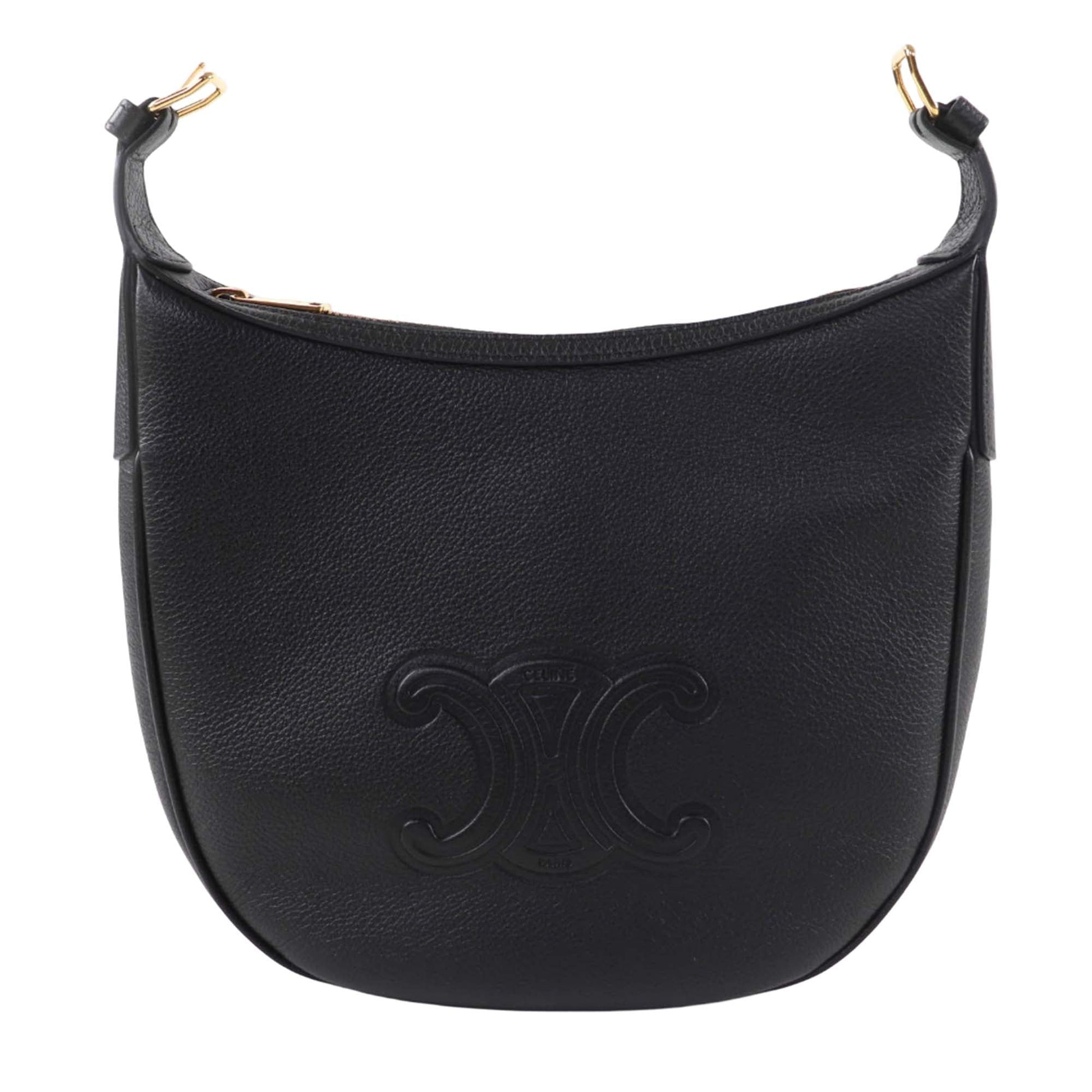 Celine Small Supple Grained Calfskin Heloise Crossbody