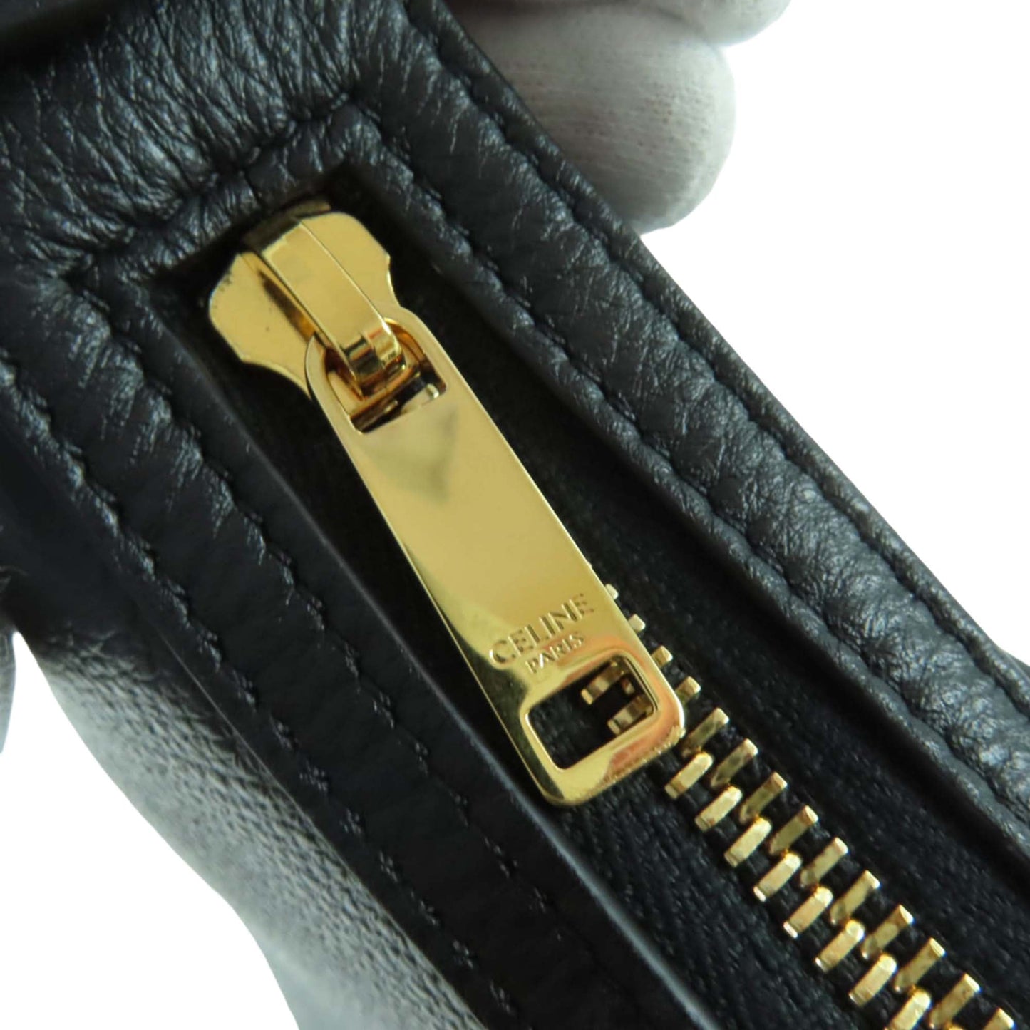Celine Small Supple Grained Calfskin Heloise Crossbody