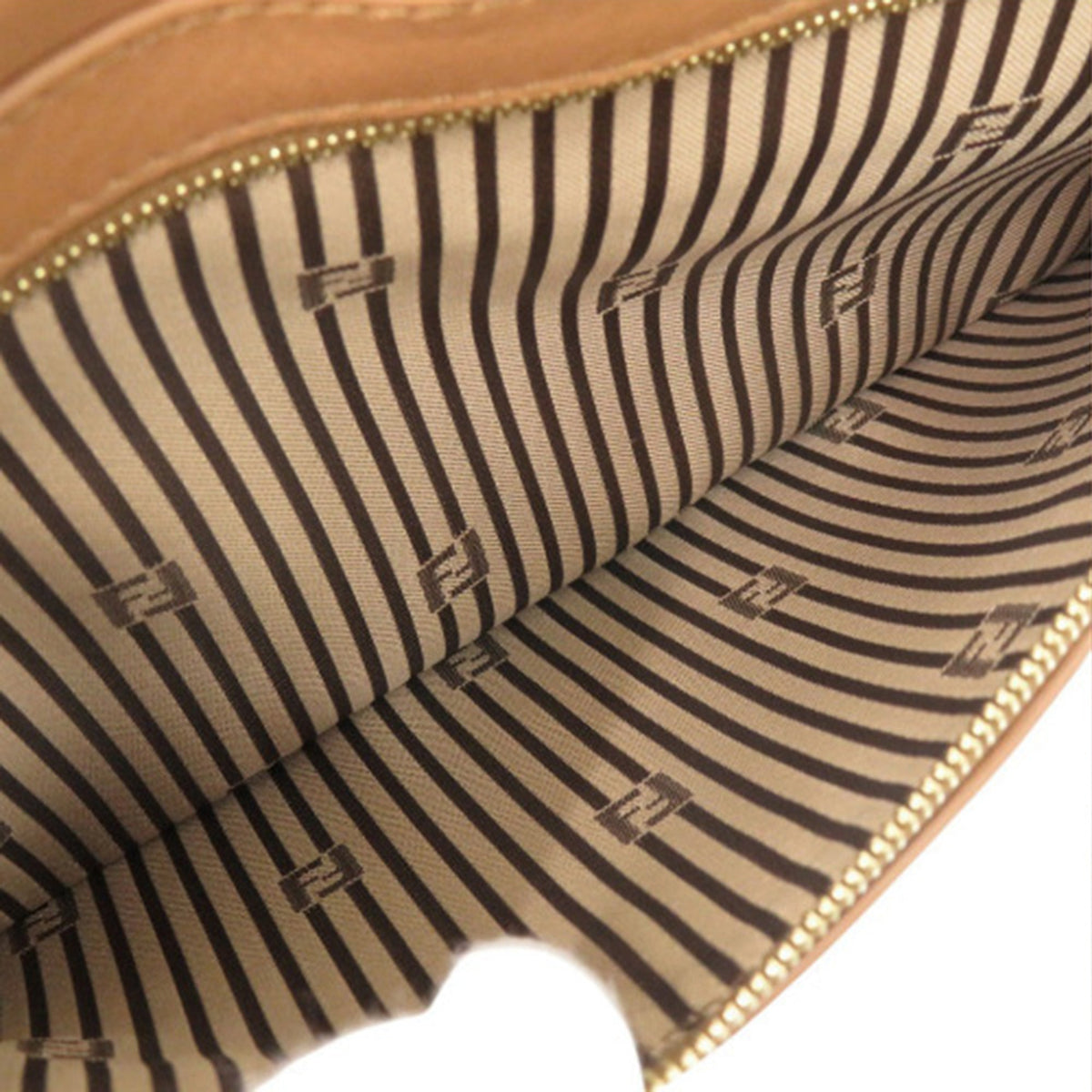 Fendi Bicolor Leather Chameleon Bustina Envelope Clutch — Beige