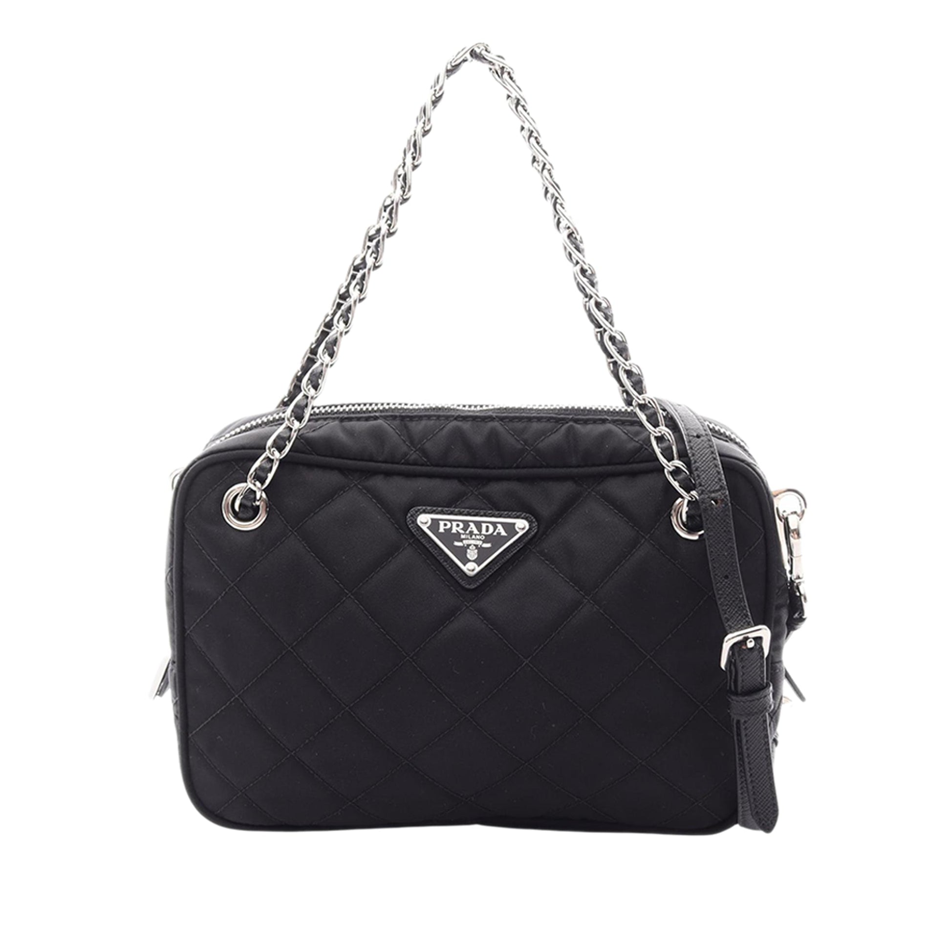 Prada Impuntu Tessuto Satchel