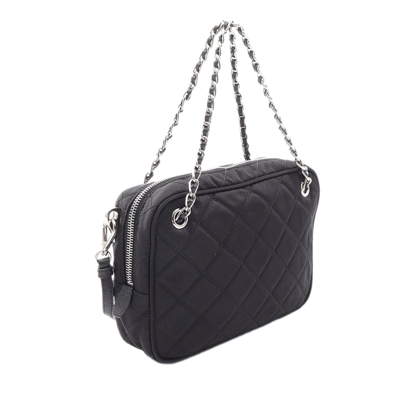 Prada Impuntu Tessuto Satchel