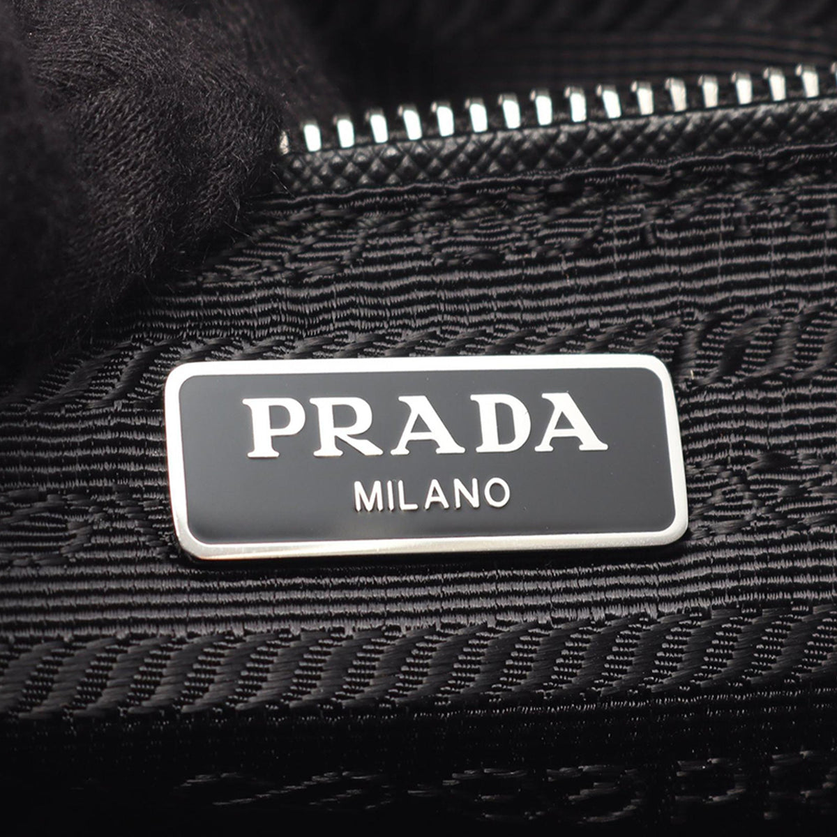 Prada Impuntu Tessuto Satchel
