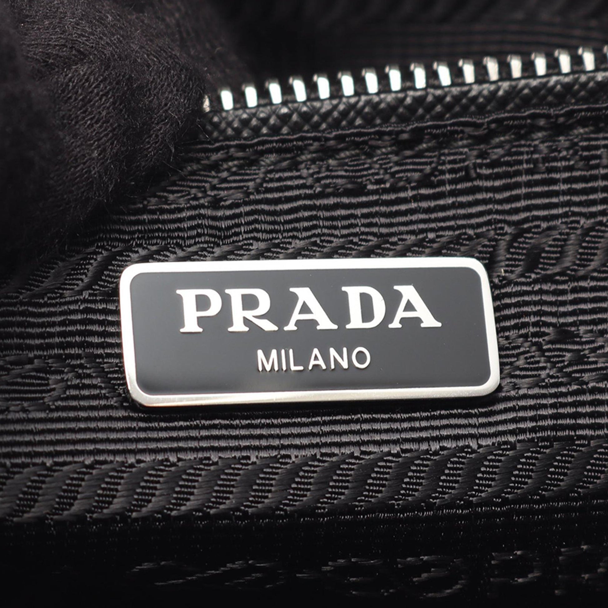 Prada Impuntu Tessuto Satchel