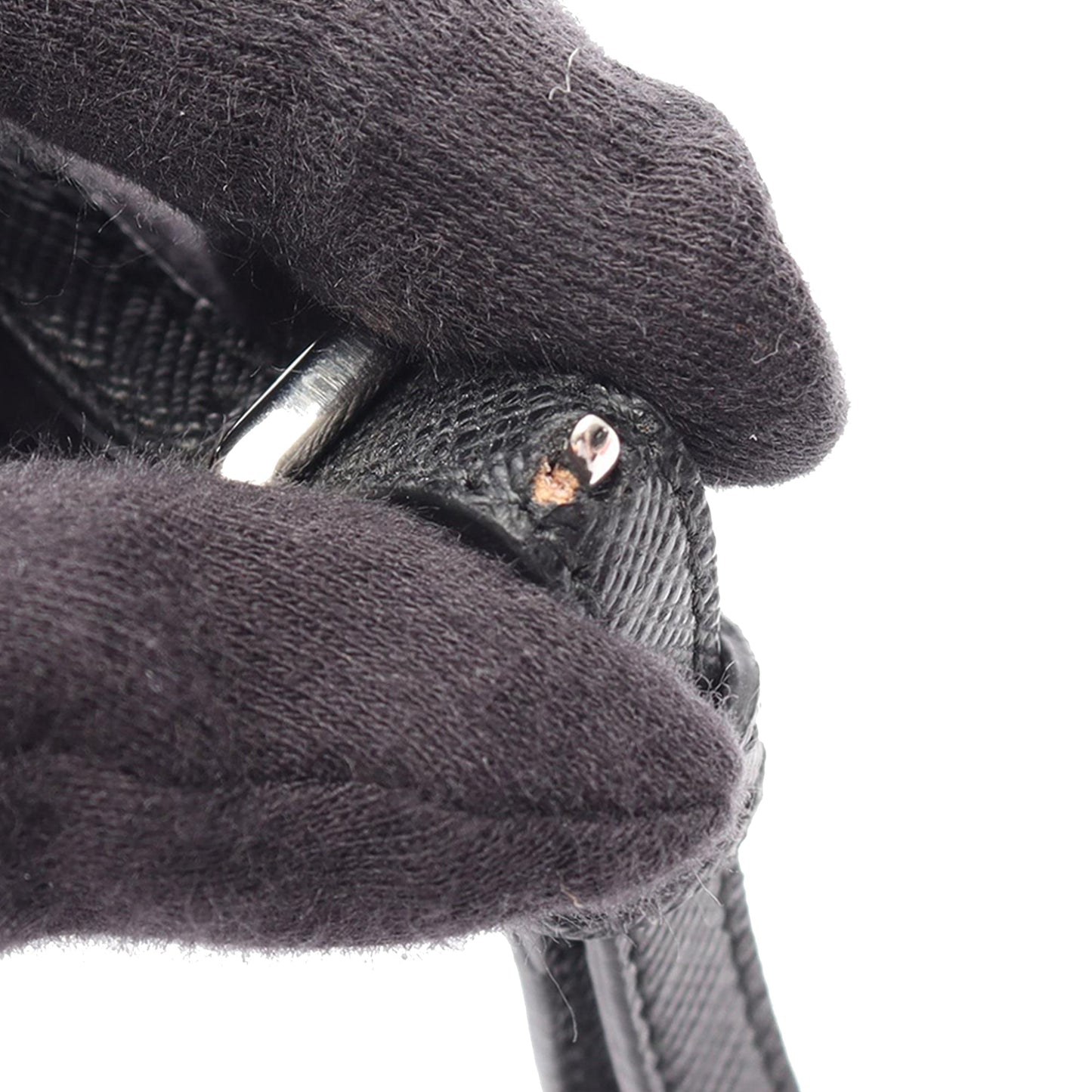 Prada Impuntu Tessuto Satchel