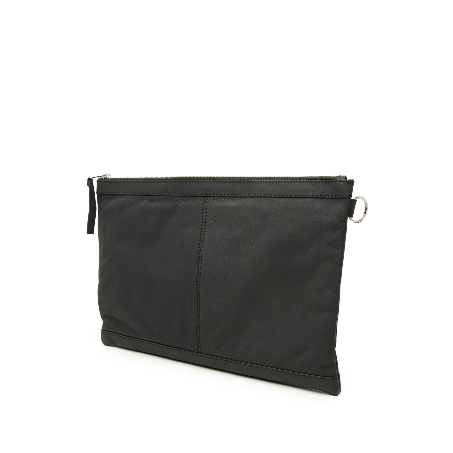 Balenciaga Lambskin Marble Clip Clutch L