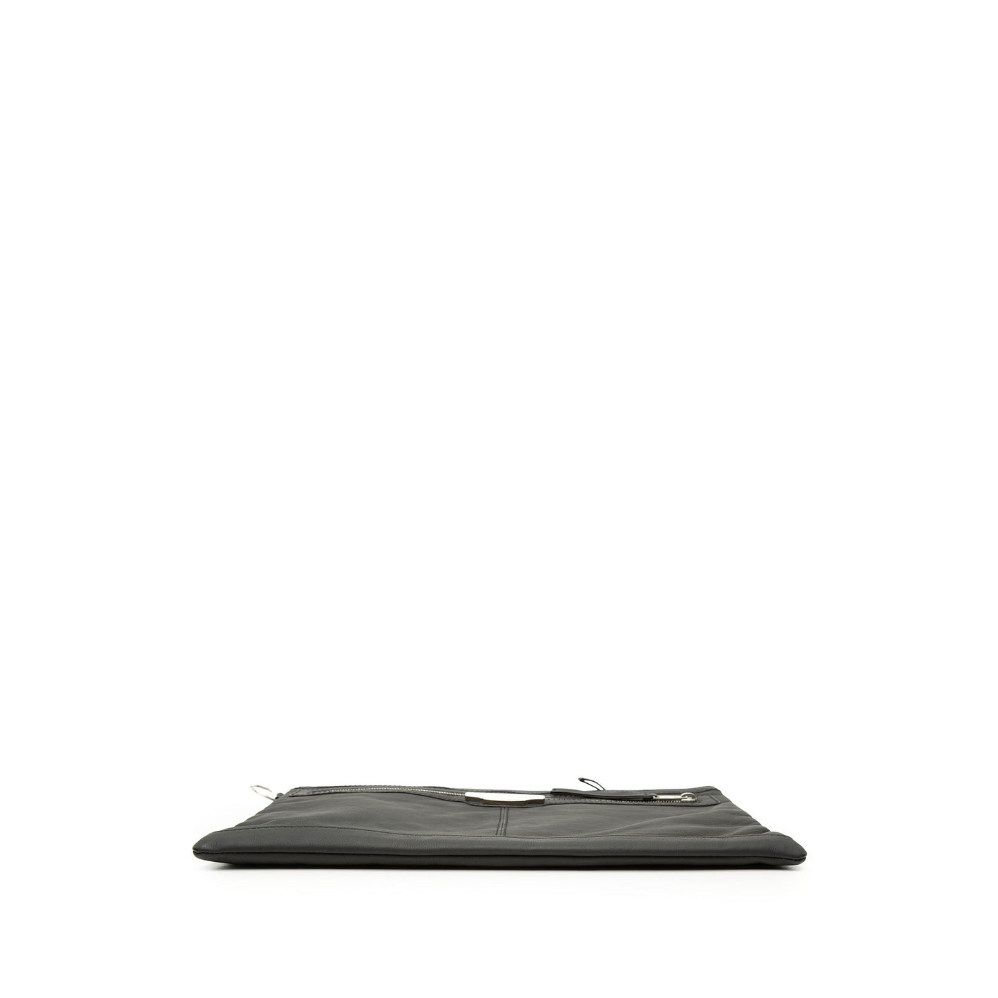 Balenciaga Lambskin Marble Clip Clutch L
