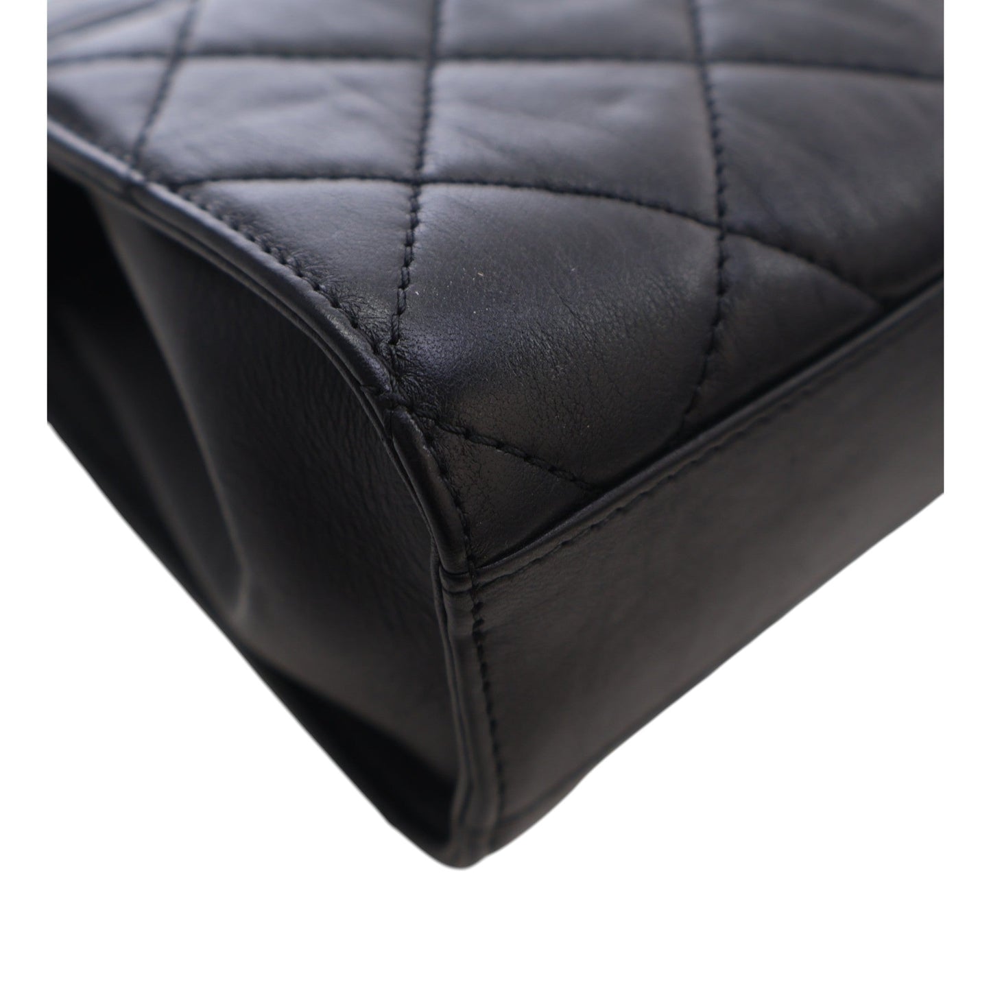 Chanel Mini CC Quilted Lambskin Links Top Handle Flap