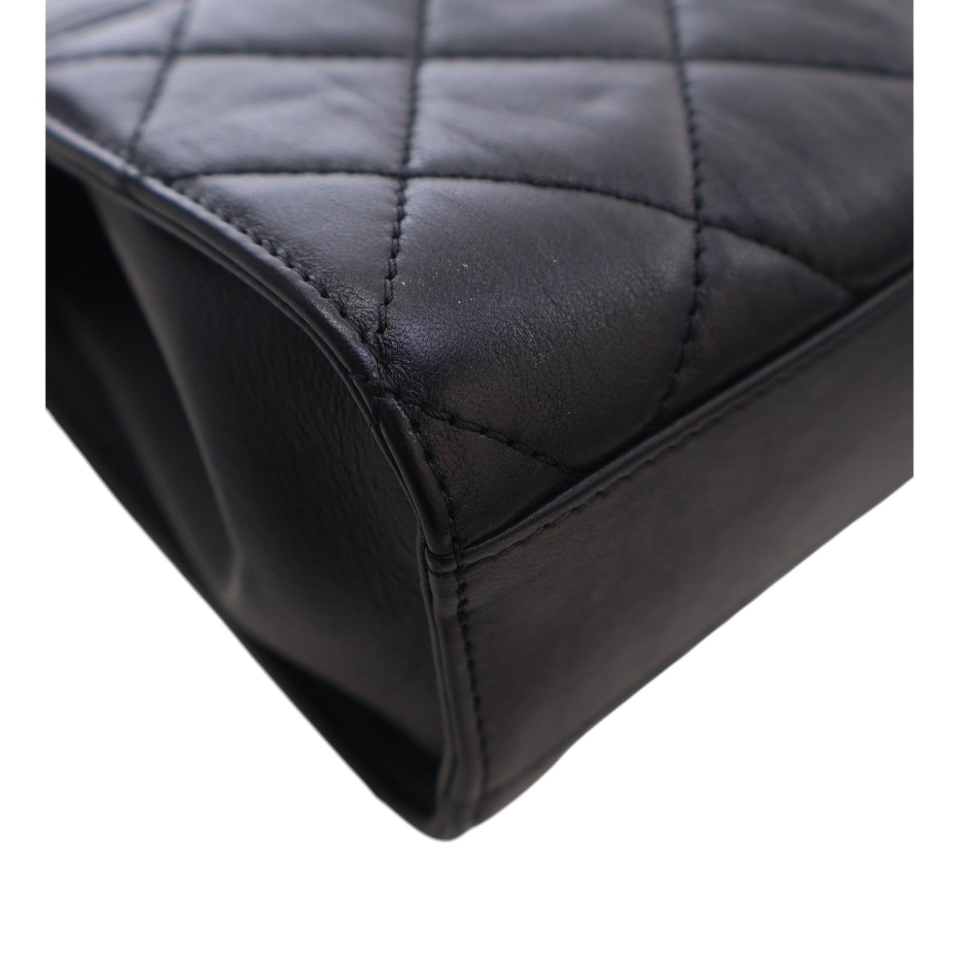 Chanel Mini CC Quilted Lambskin Links Top Handle Flap