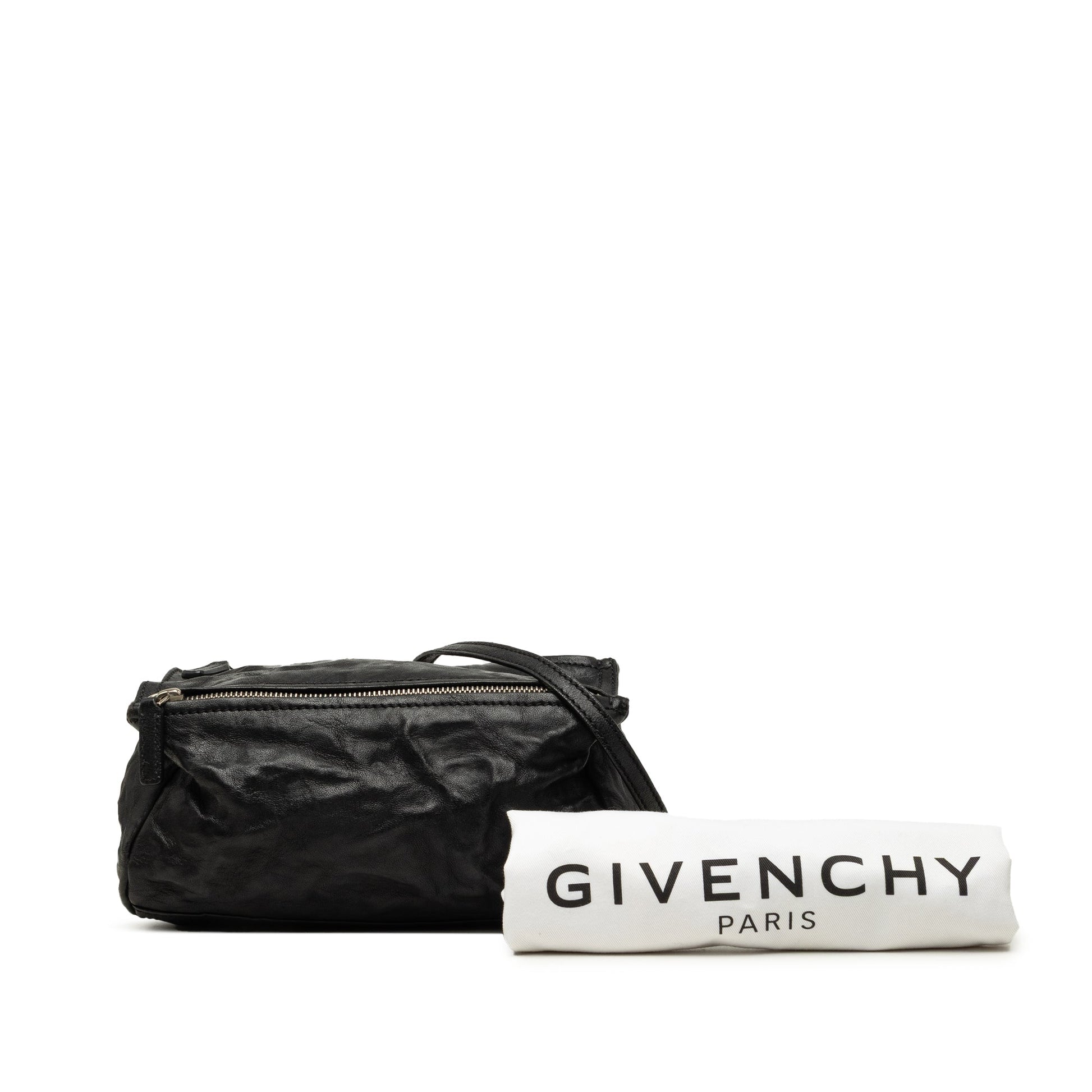 Givenchy Mini Wrinkled Sheepskin Pandora Crossbody