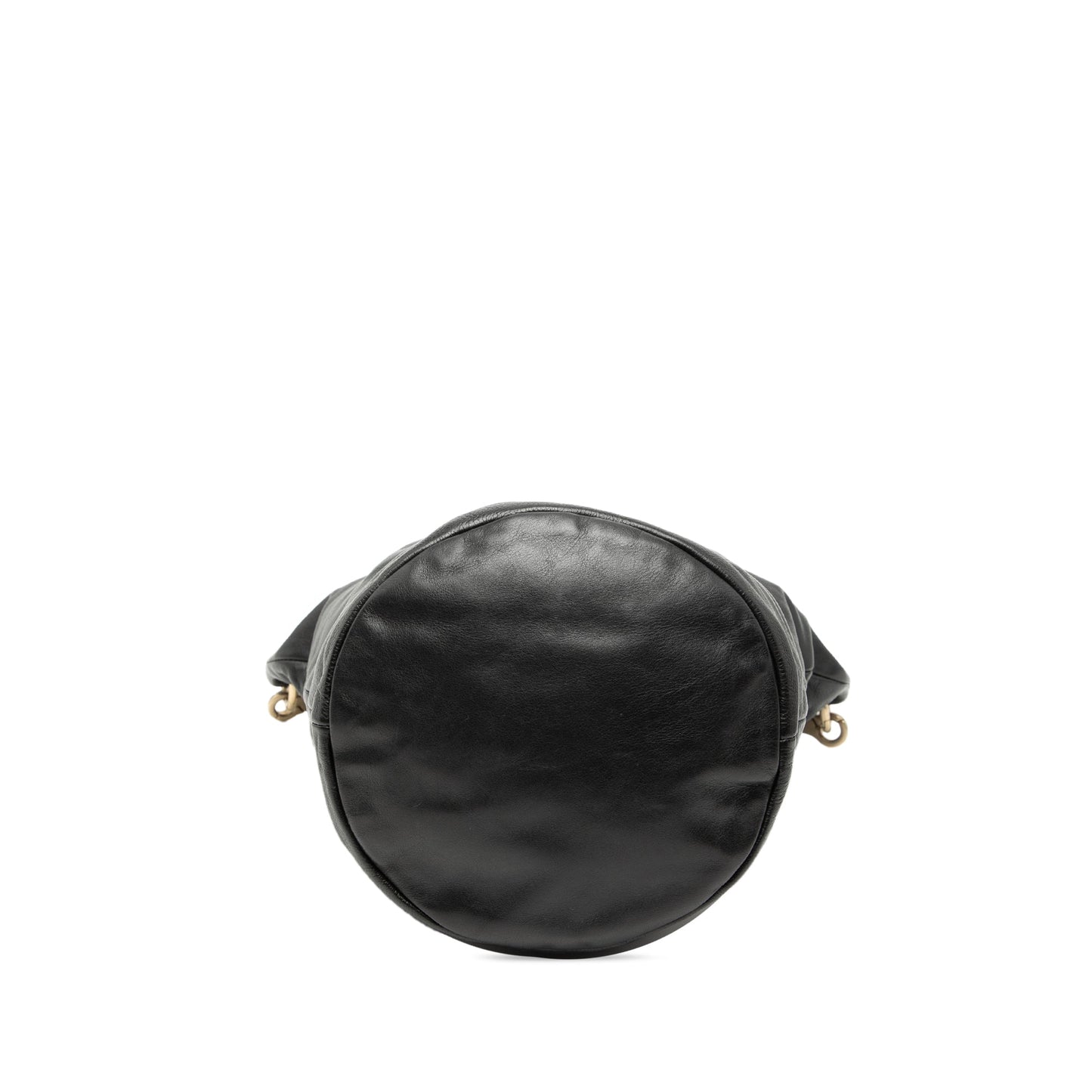 Chanel CC Lambskin Bucket Bag