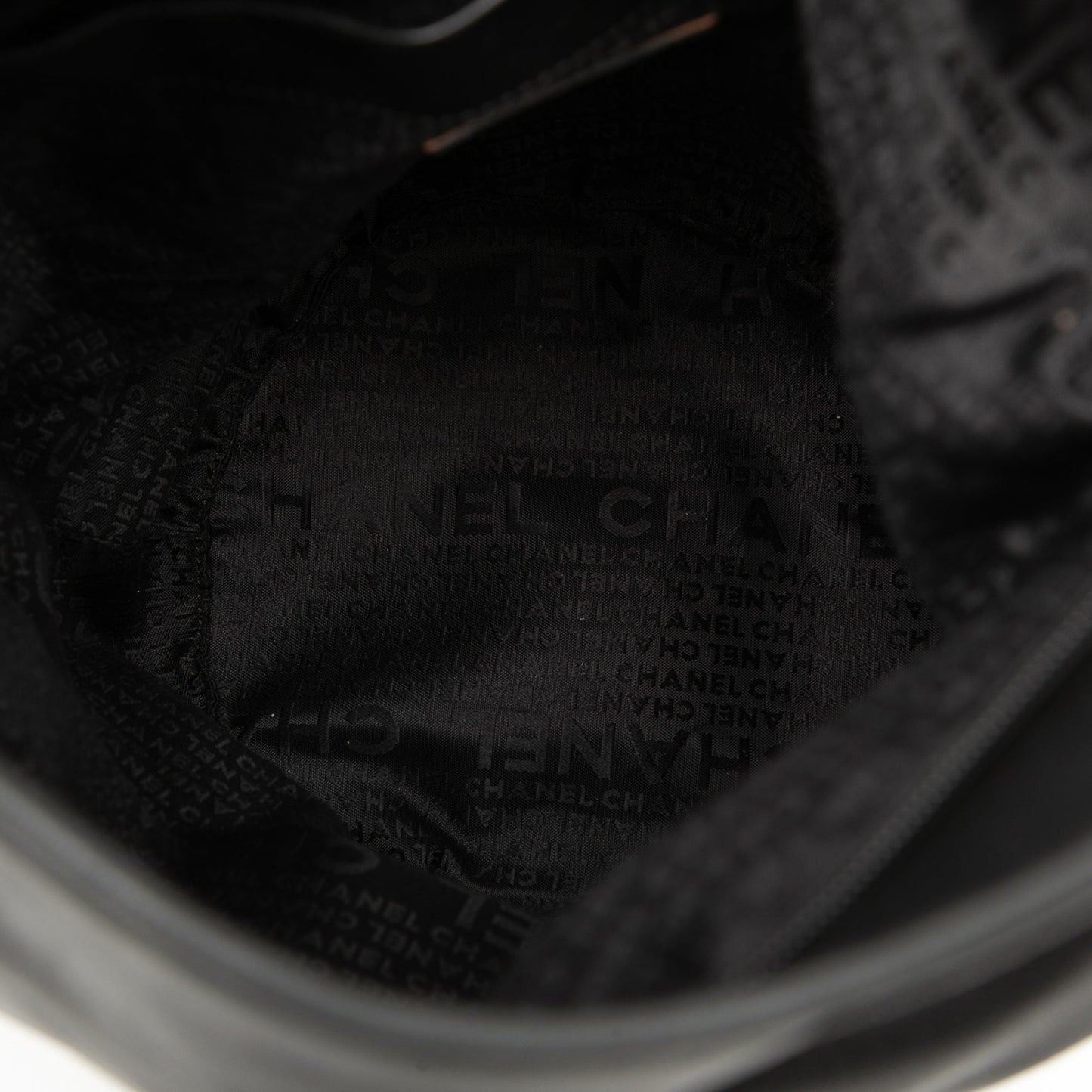 Chanel CC Lambskin Bucket Bag