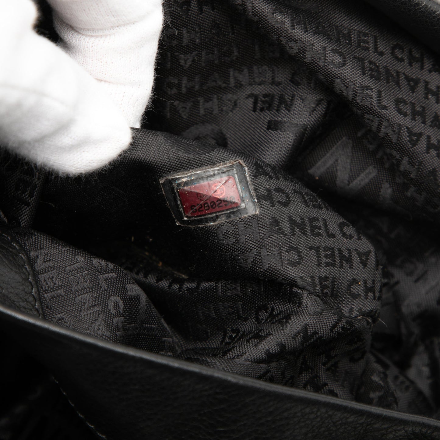 Chanel CC Lambskin Bucket Bag