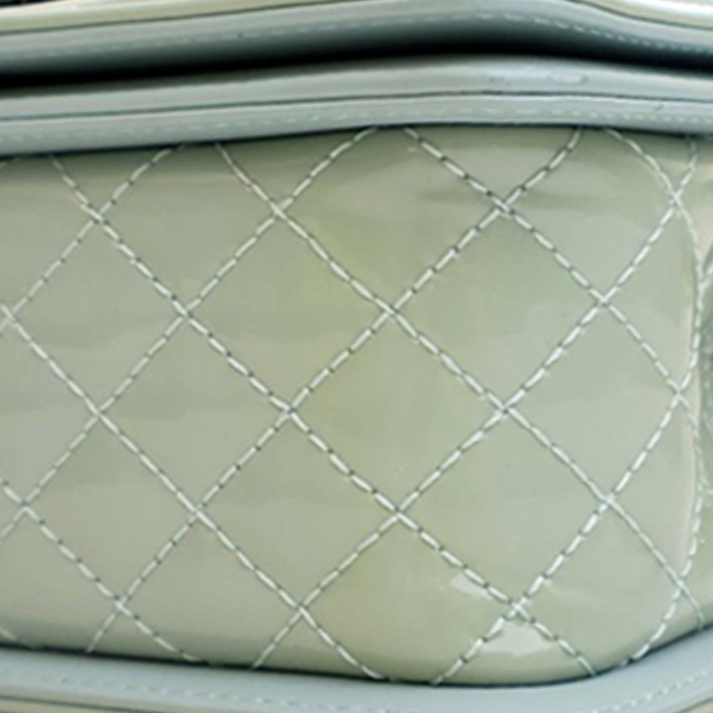 Chanel Small Quilted Patent Boy Flap