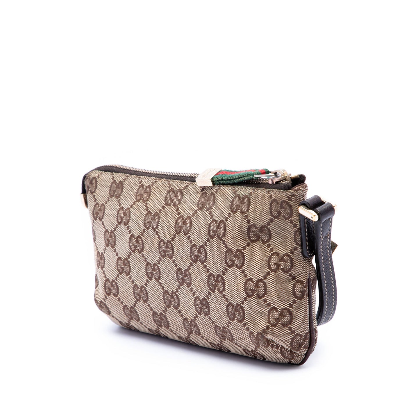 Gucci GG Canvas Princy Wrislet Clutch