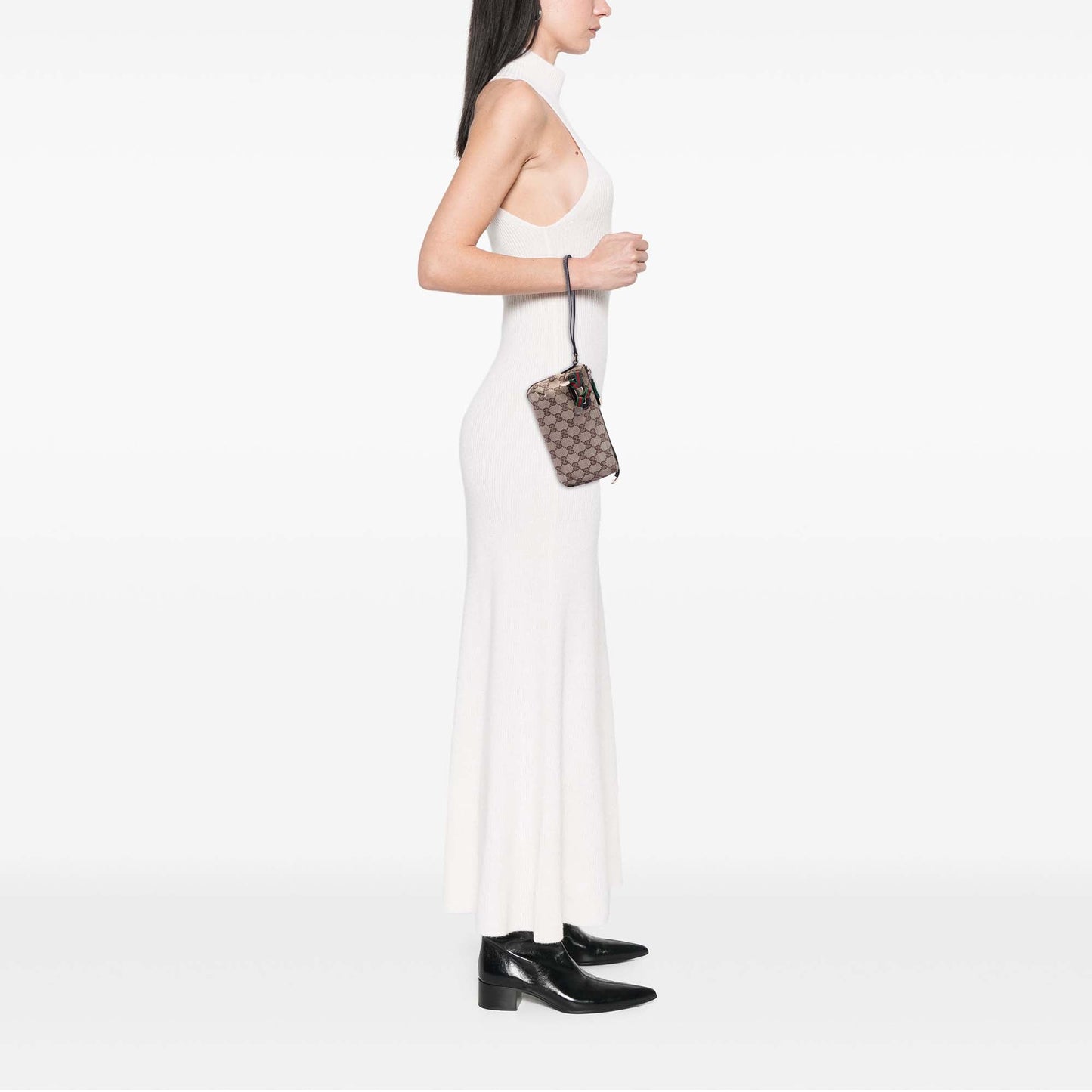 Gucci GG Canvas Princy Wrislet Clutch