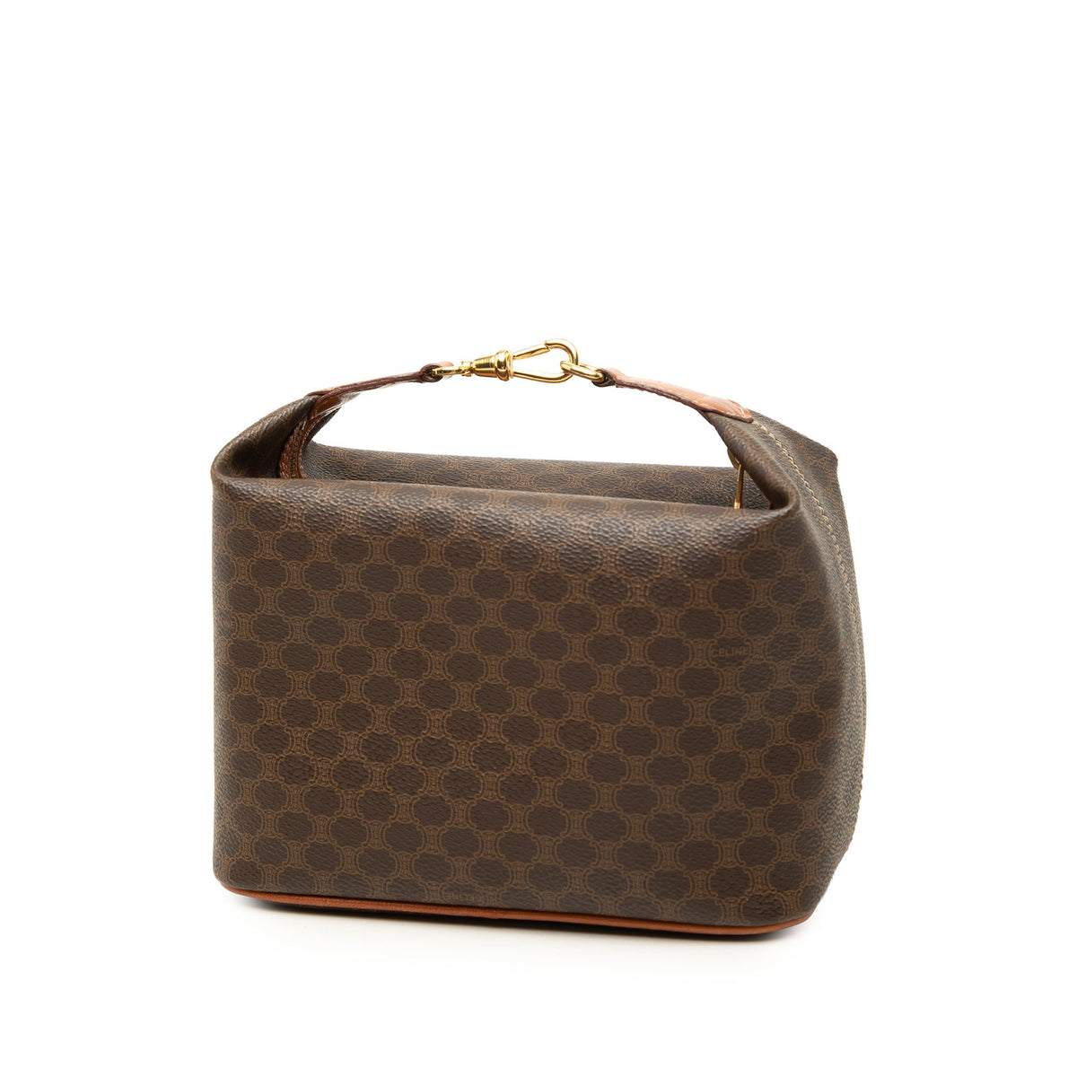 Celine Macadam Coated Canvas Handbag