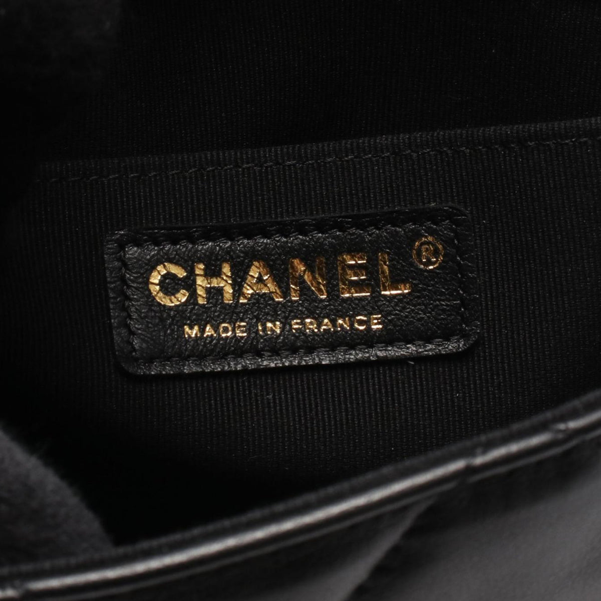Chanel Mini Quilted Lambskin Crush on Chains Flap — Black