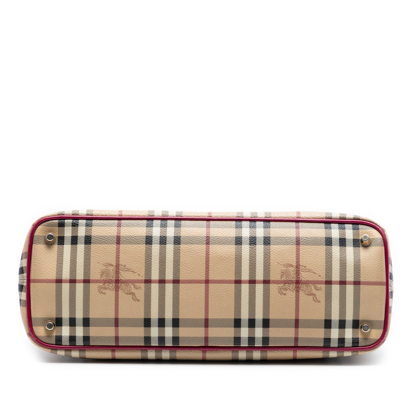 Burberry Medium Haymarket Check Coated Canvas Regent Tote
