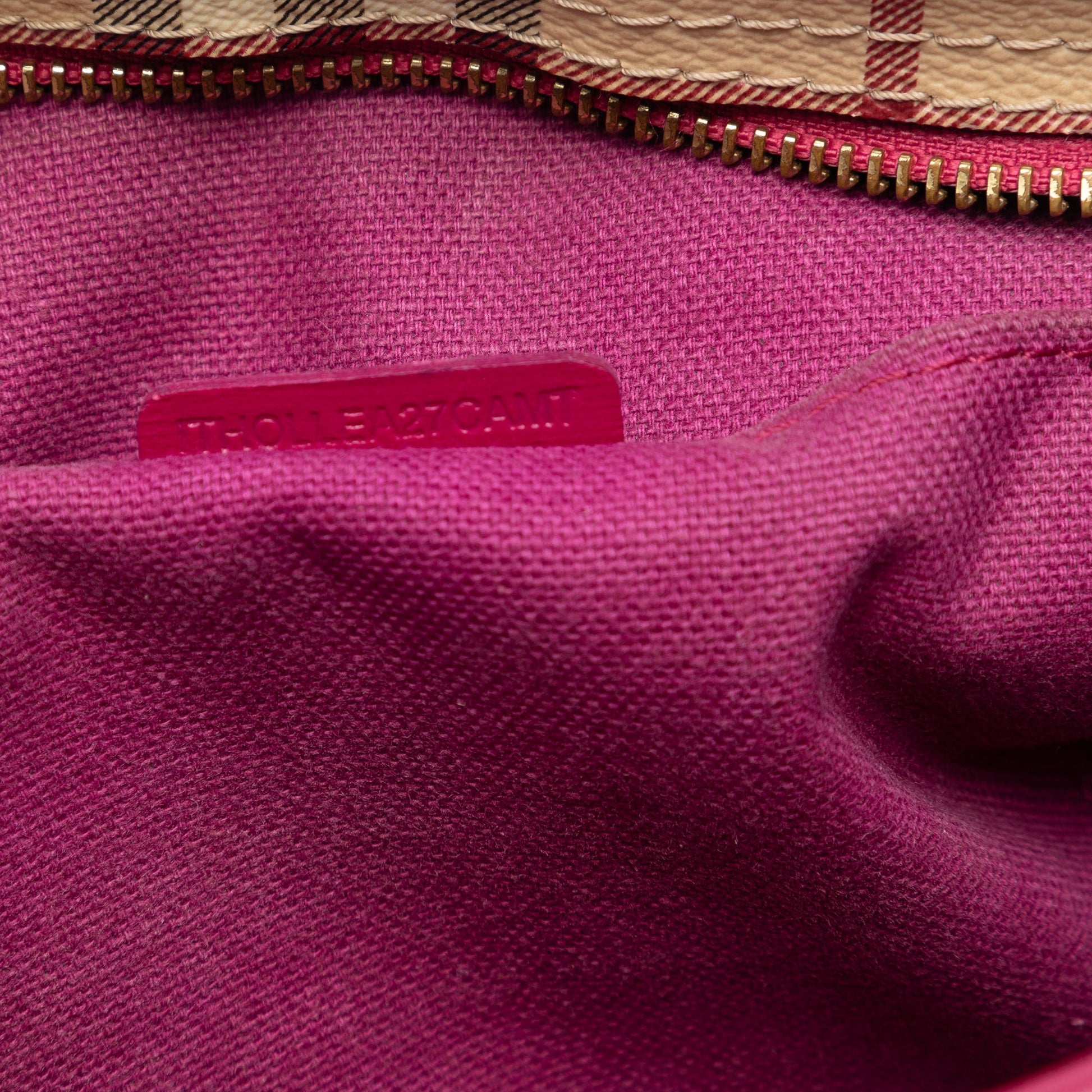 Burberry Medium Haymarket Check Coated Canvas Regent Tote