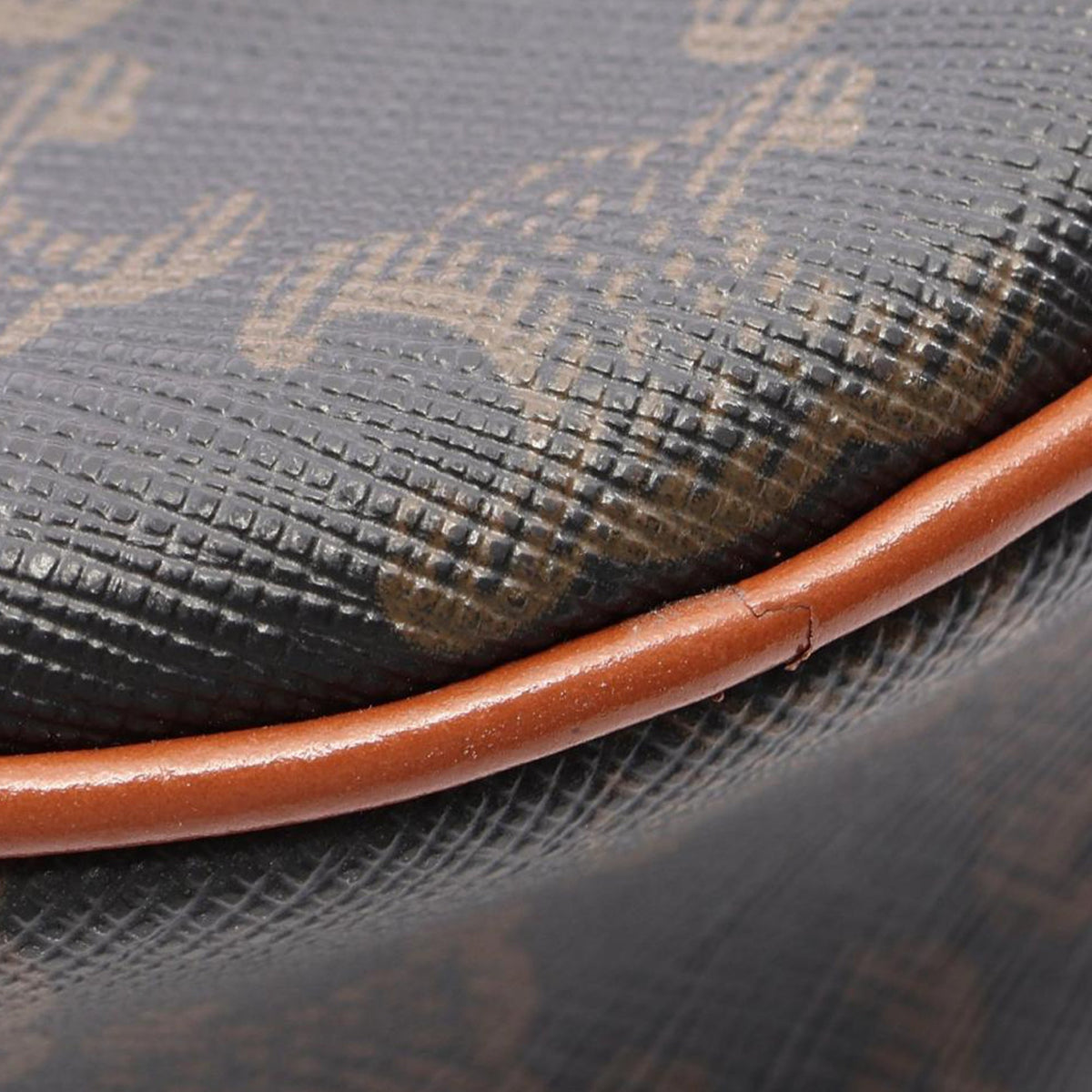 Celine Medium Triomphe Coated Canvas Heart Satchel