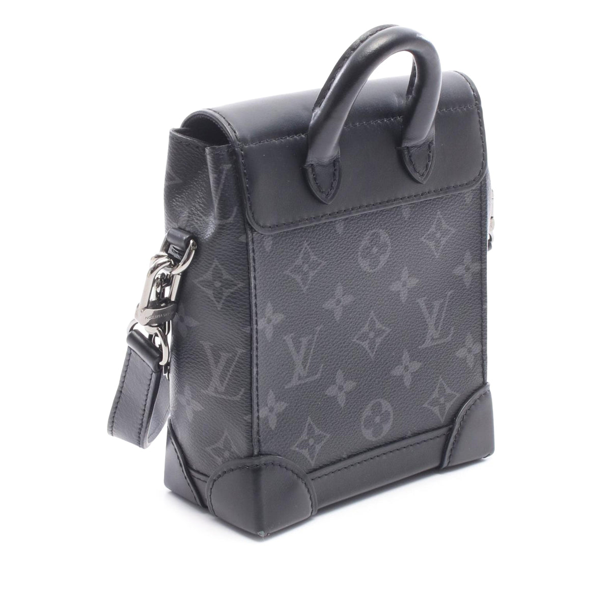 Louis Vuitton Monogram Eclipse Nano Steamer — Black