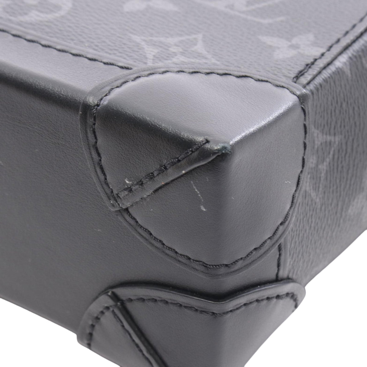 Louis Vuitton Monogram Eclipse Nano Steamer — Black
