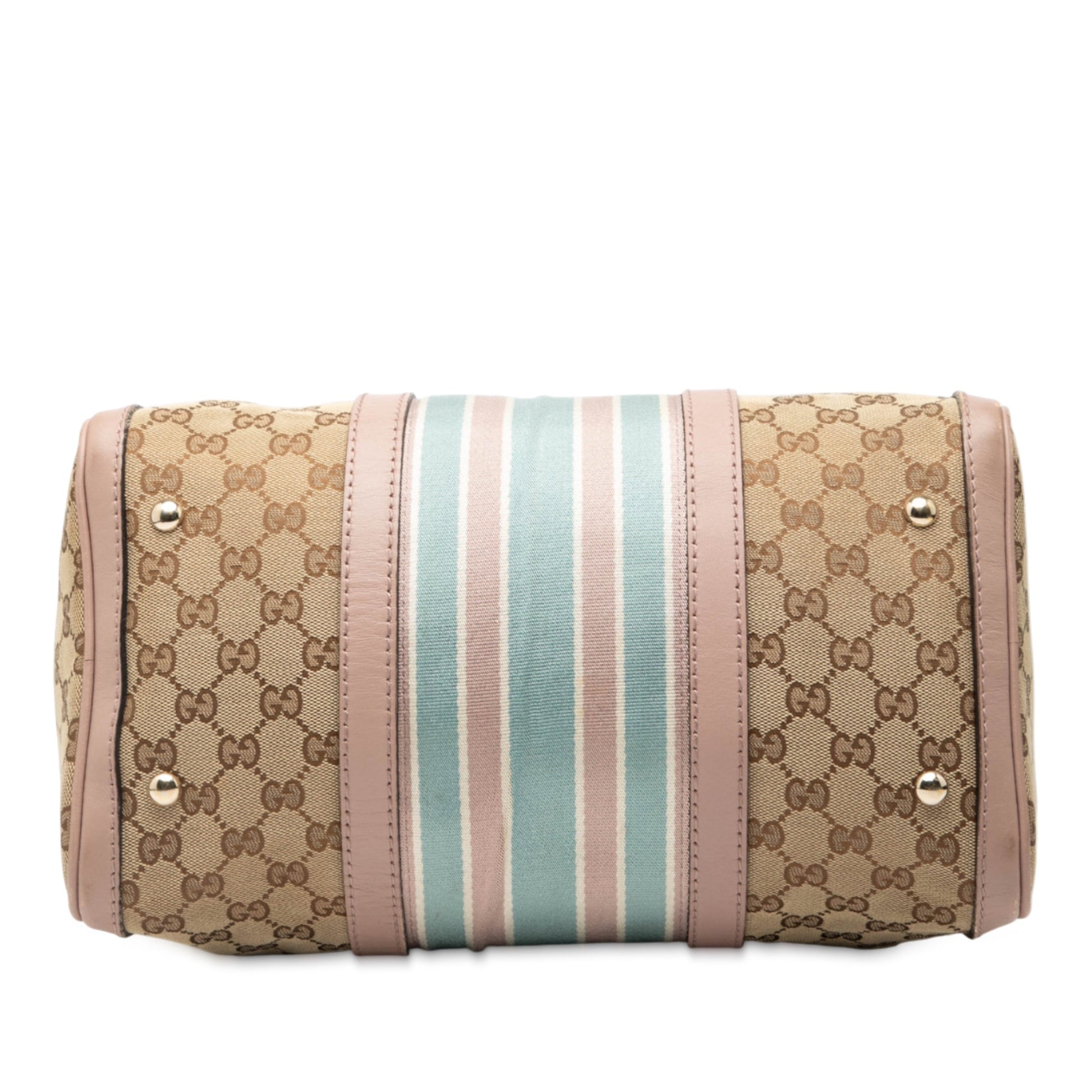 Gucci Medium GG Canvas Web Joy Boston Bag