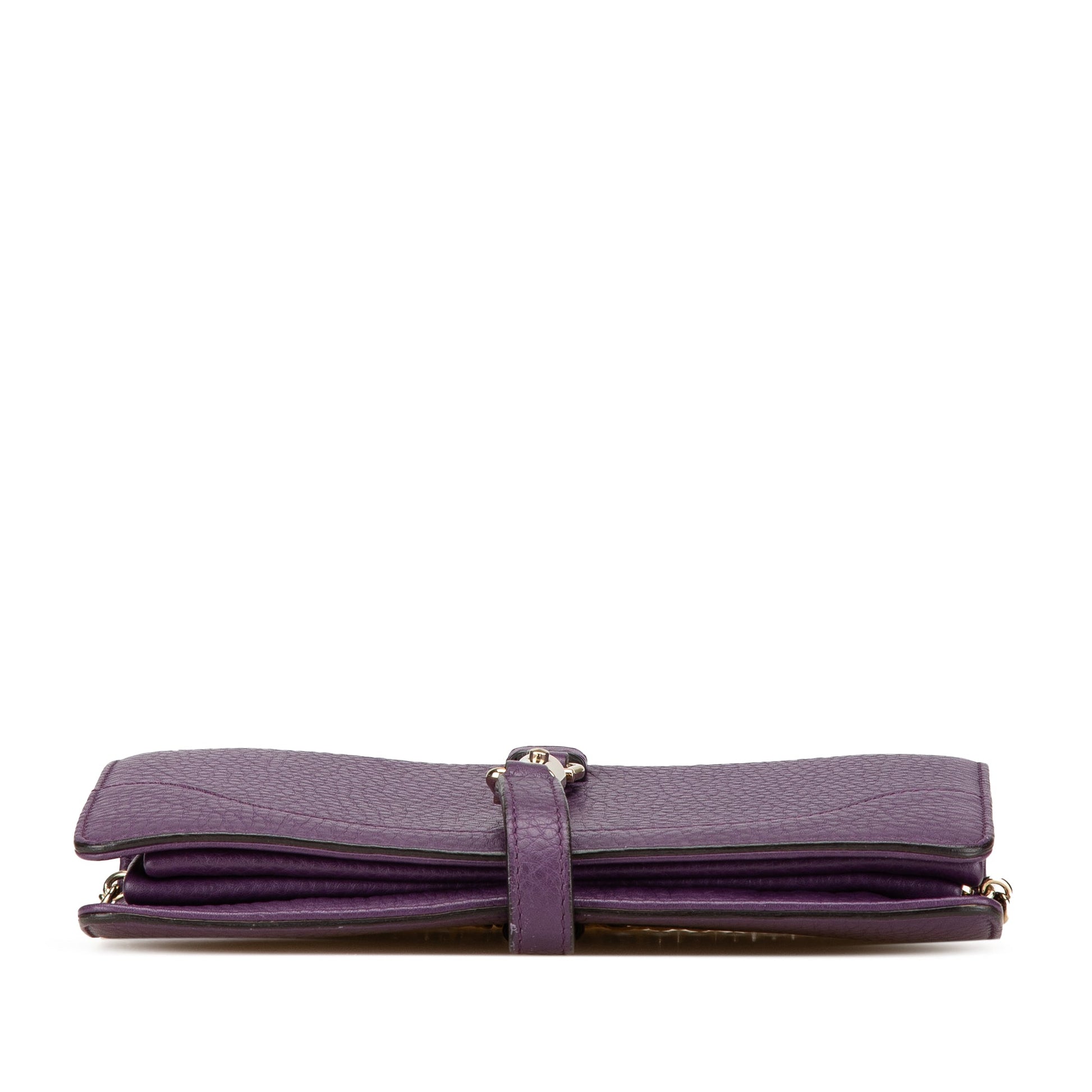 Gucci Pebbled Calfskin Piston Broadway Evening Bag