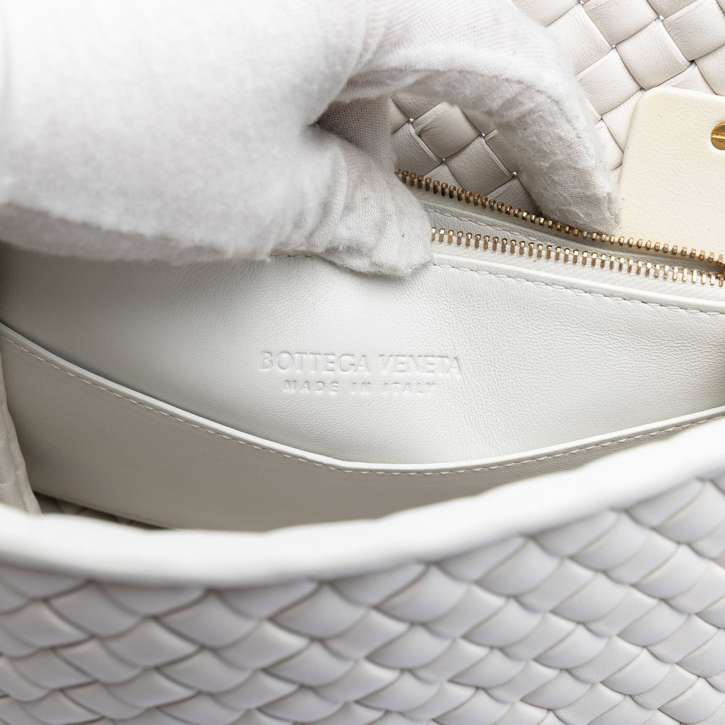 Bottega Veneta Nappa Intrecciato Patti Shoulder Bag