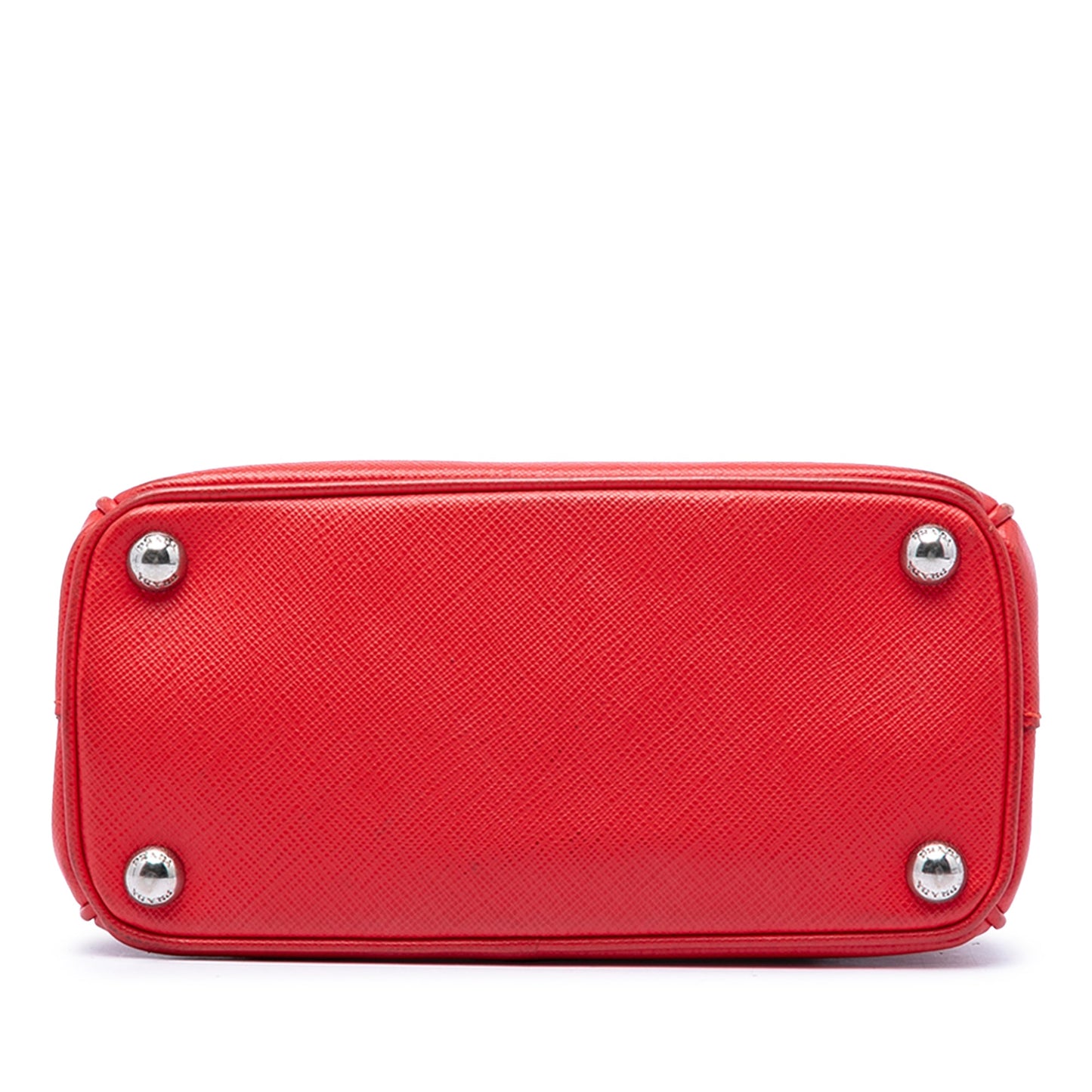 Prada Mini Saffiano Galleria Double Zip Satchel
