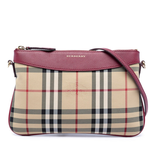 Haymarket Check Nylon Peyton Crossbody