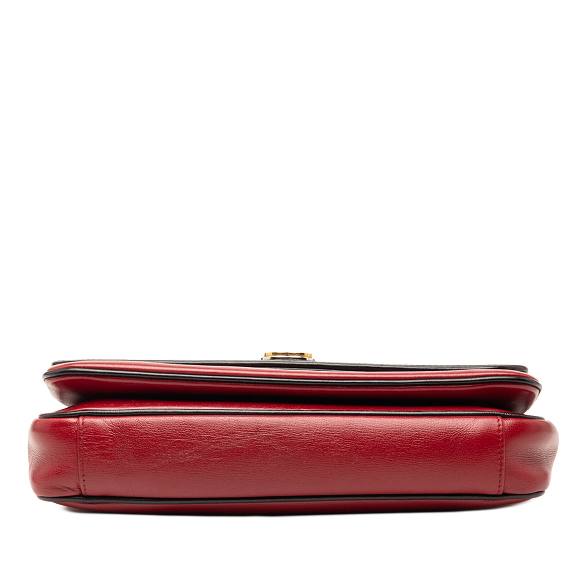 Gucci Small Leather Marina Chain Shoulder Bag