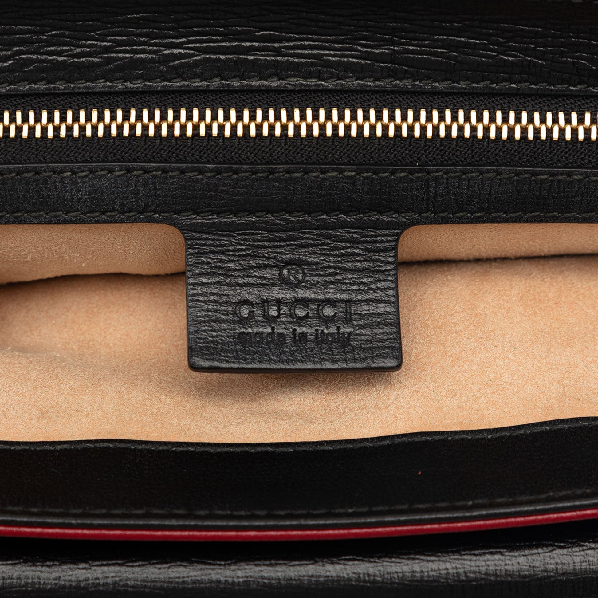 Gucci Small Leather Marina Chain Shoulder Bag