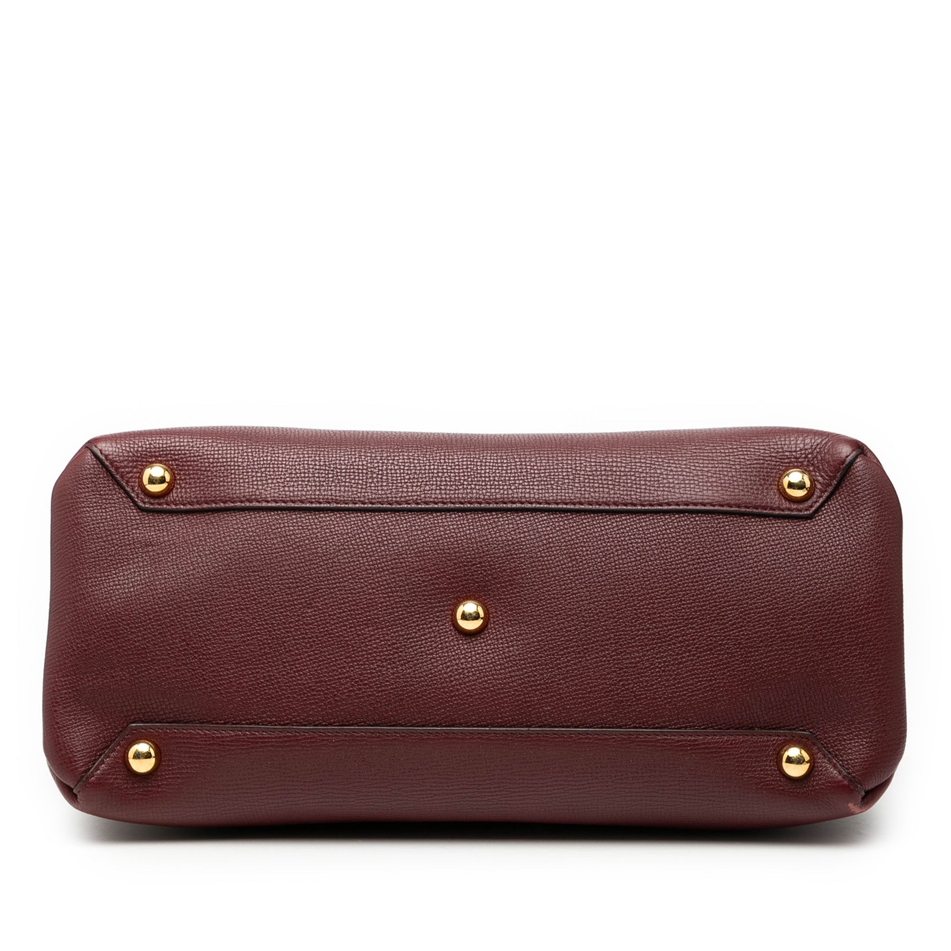 Burberry Medium Leather and House Check Banner Satchel