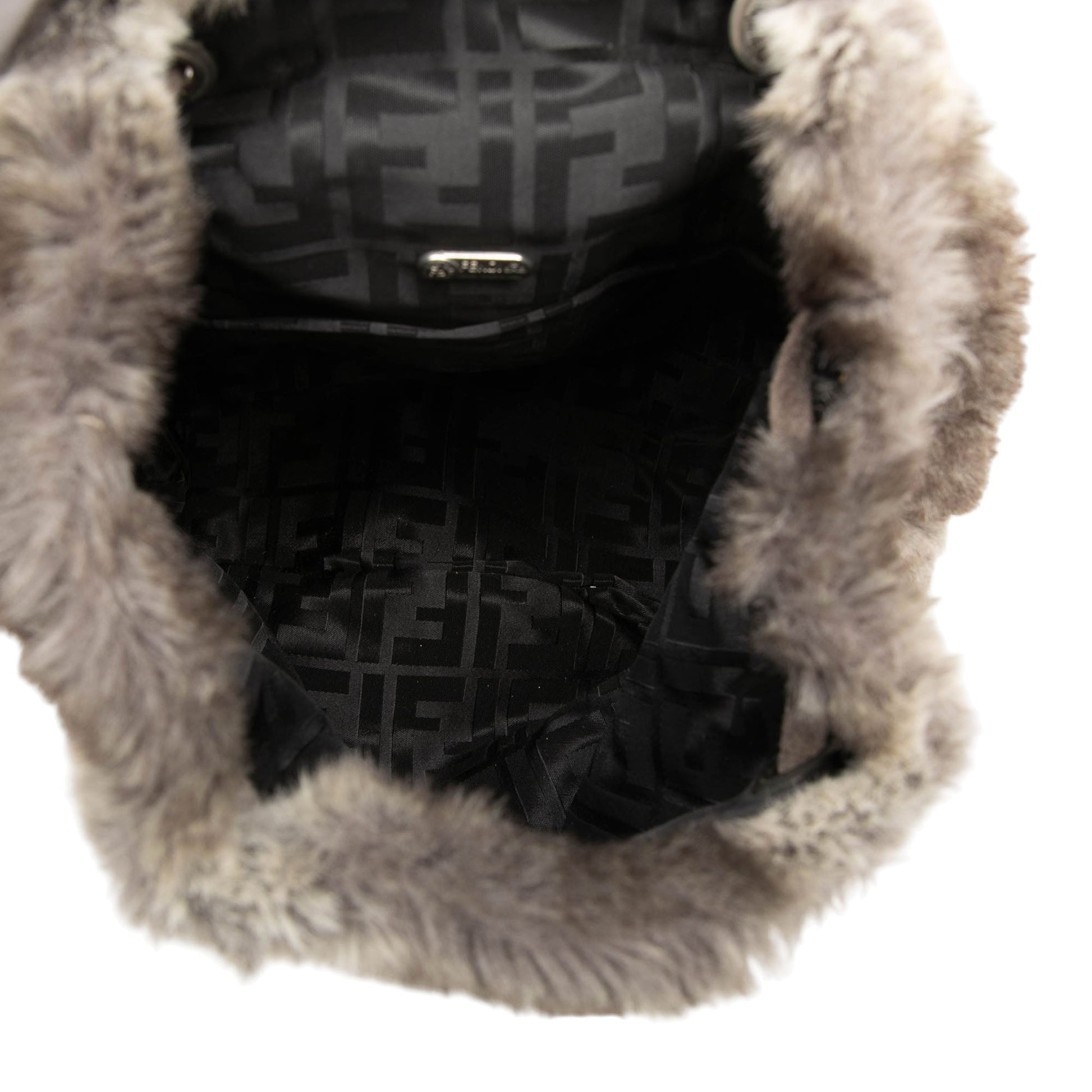Fendi Mink Fur Tie Dye Print Backpack