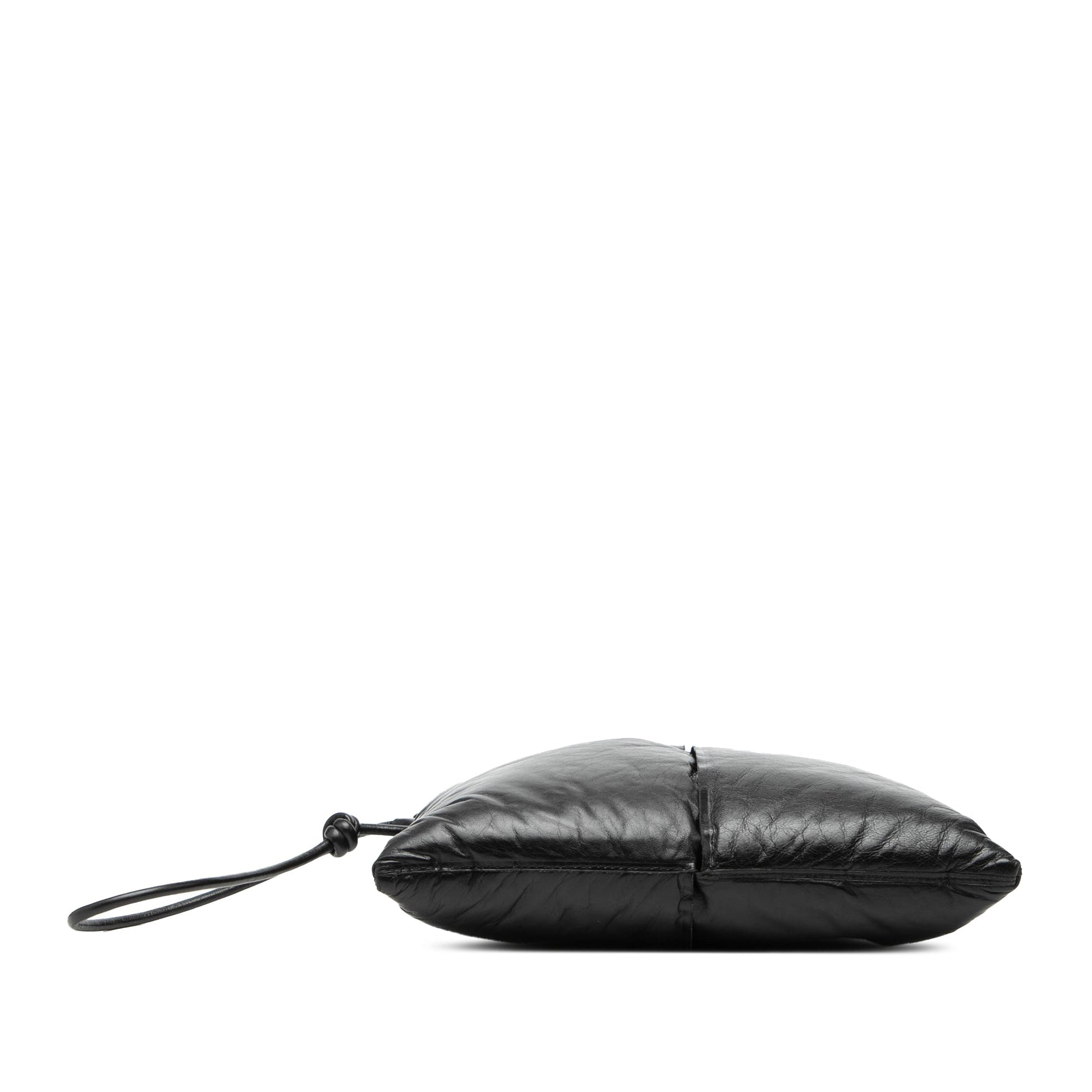 Bottega Veneta Leather Intrecciato Padded Square Pouch