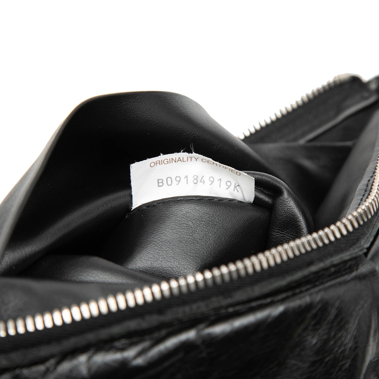 Bottega Veneta Leather Intrecciato Padded Square Pouch